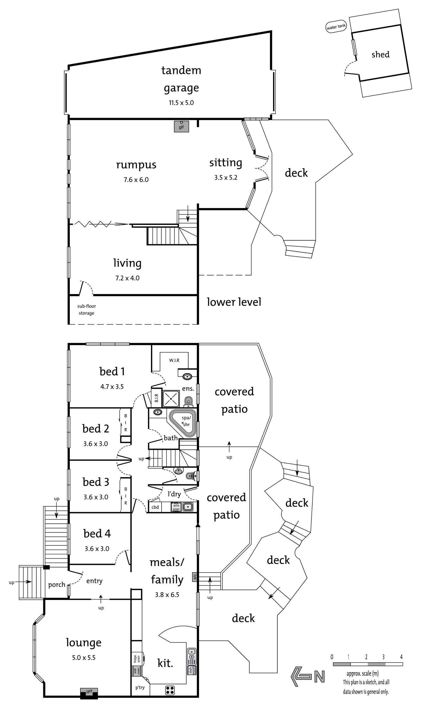 Floorplan of Homely house listing, 1 Menzies Crescent, Ringwood North VIC 3134
