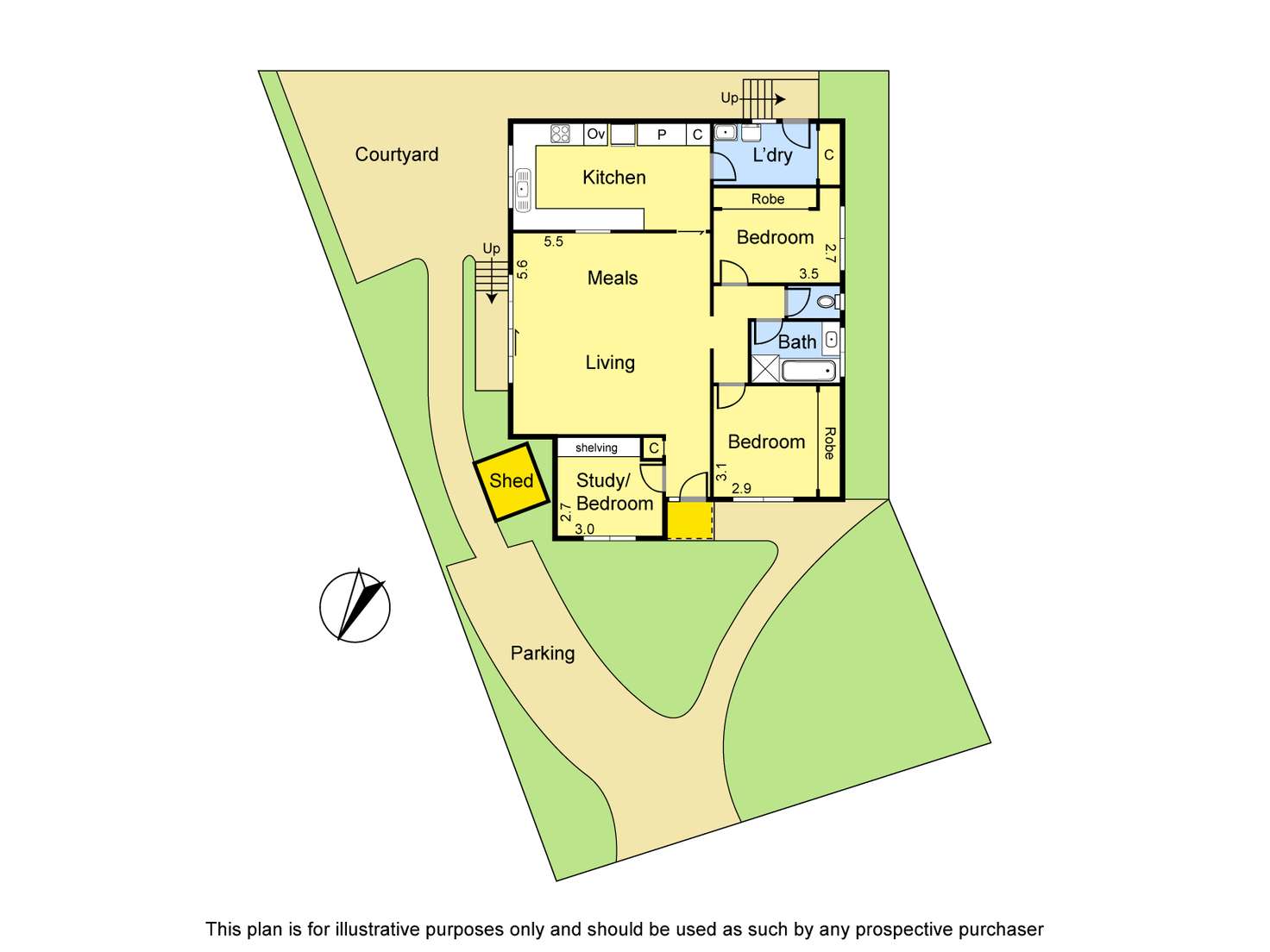 Floorplan of Homely house listing, 53 Yerrawa Drive, Watsonia VIC 3087