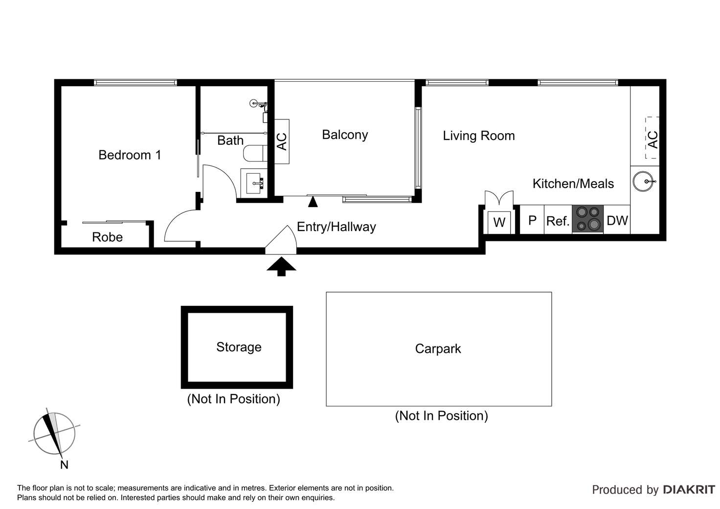 Floorplan of Homely apartment listing, 109/94-96 Punt Road, Prahran VIC 3181