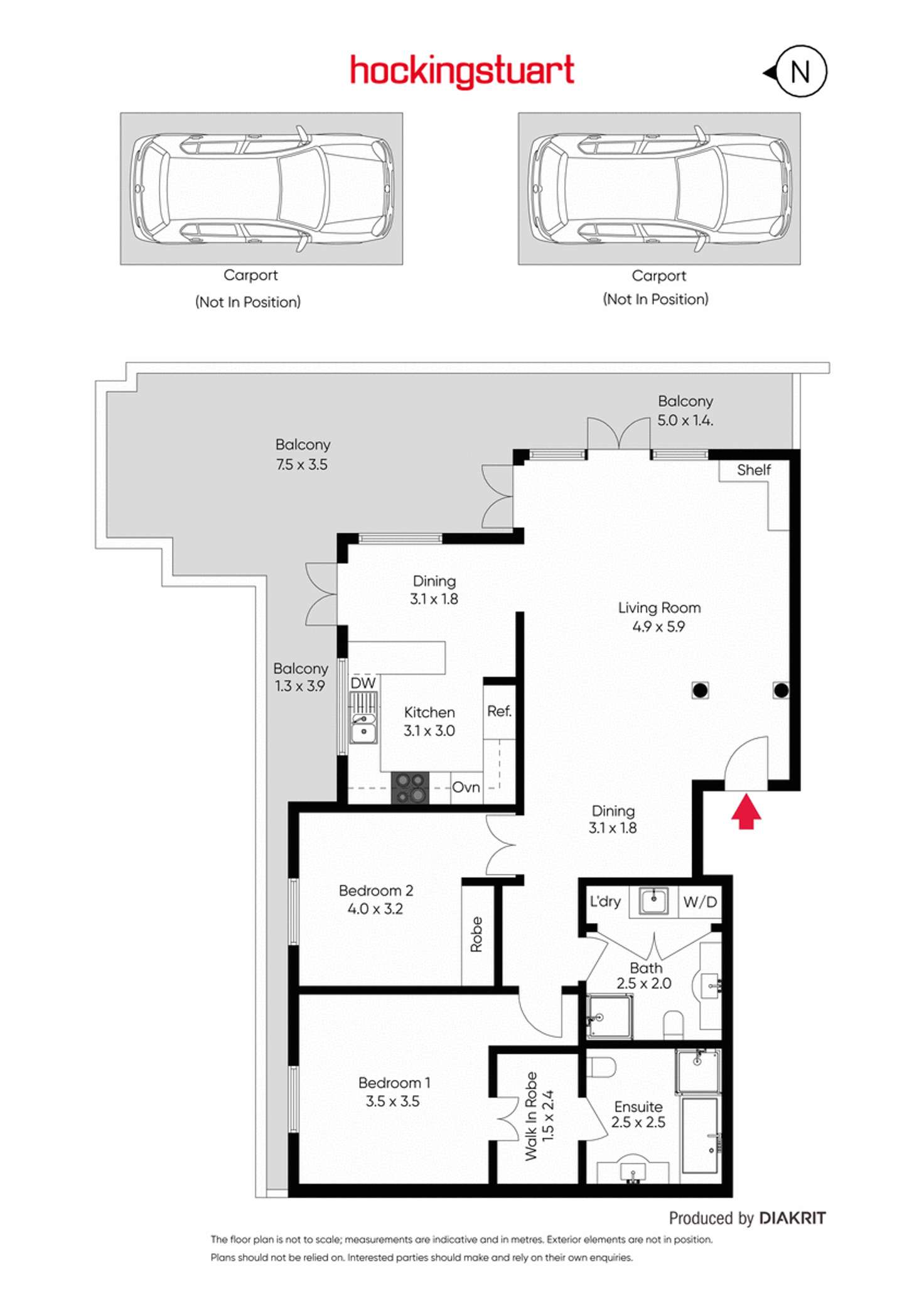Floorplan of Homely apartment listing, 37/15 Copelen Street, South Yarra VIC 3141