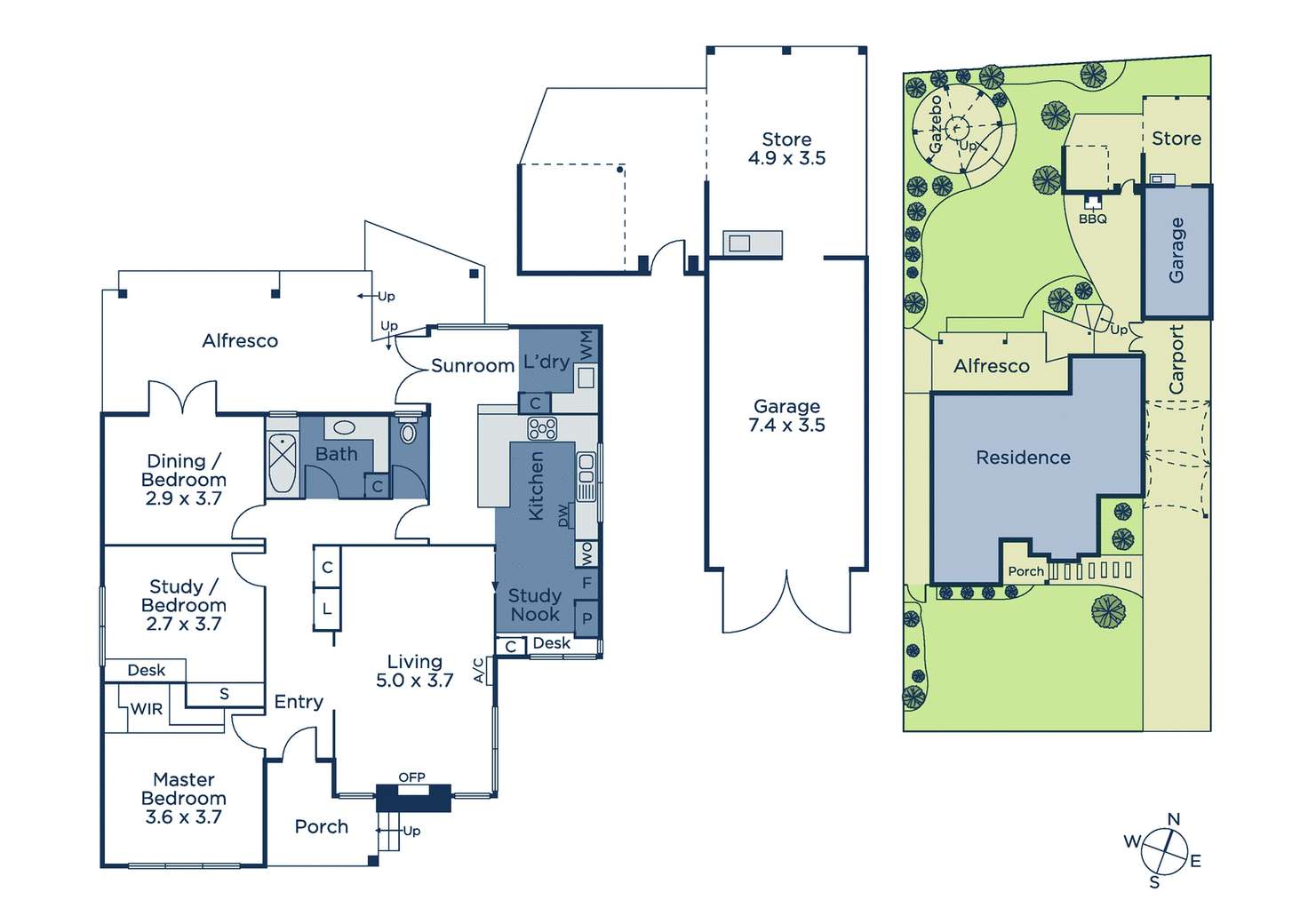 Floorplan of Homely house listing, 7 Basingstoke Road, Mitcham VIC 3132