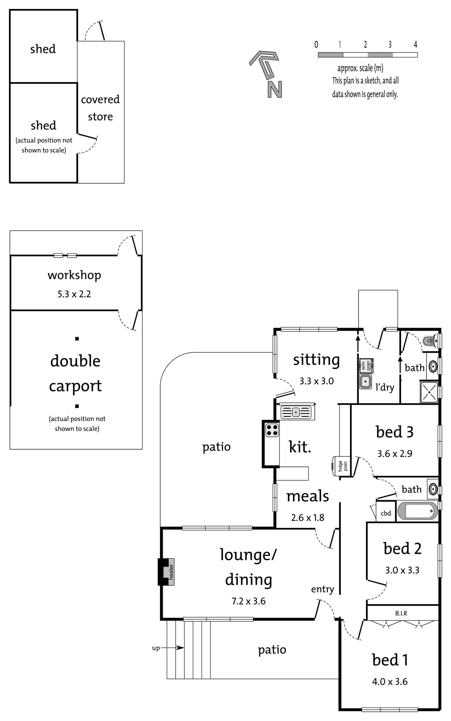 Floorplan of Homely house listing, 119 Brunswick Road, Mitcham VIC 3132