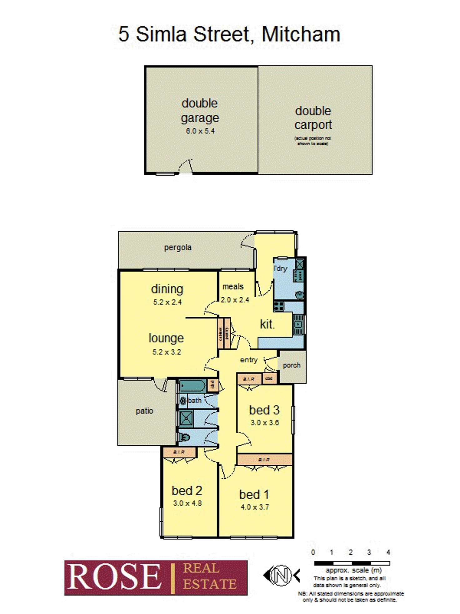 Floorplan of Homely house listing, 5 Simla Street, Mitcham VIC 3132