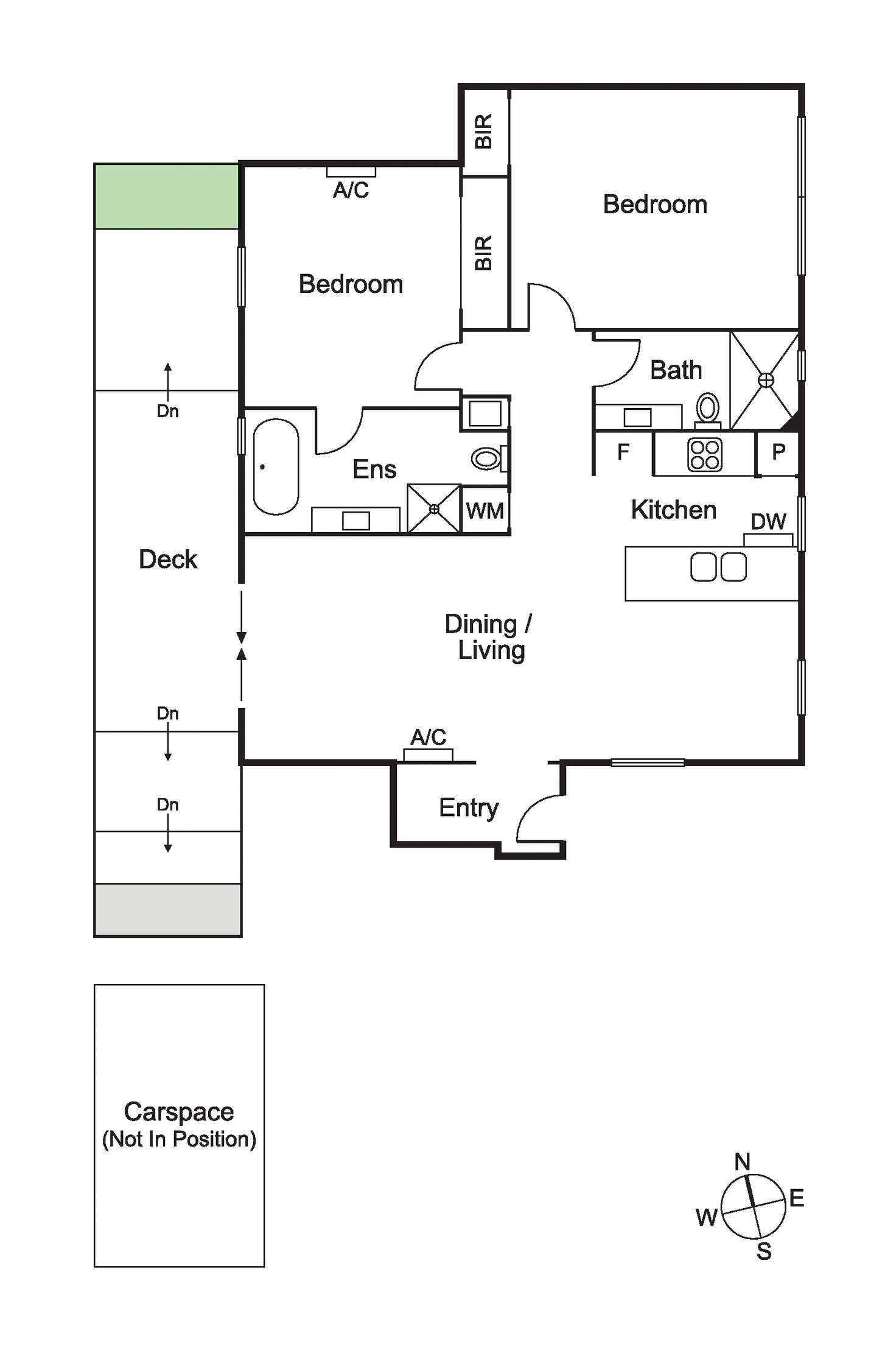 Floorplan of Homely apartment listing, 2/6 Nottage Street, St Kilda East VIC 3183