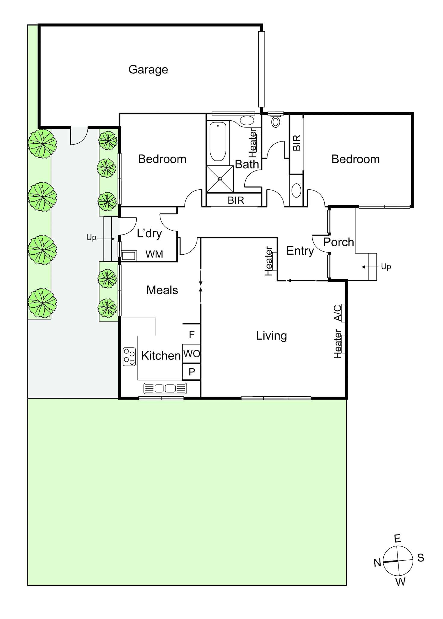 Floorplan of Homely unit listing, 1/4-6 St Huberts Road, Carnegie VIC 3163