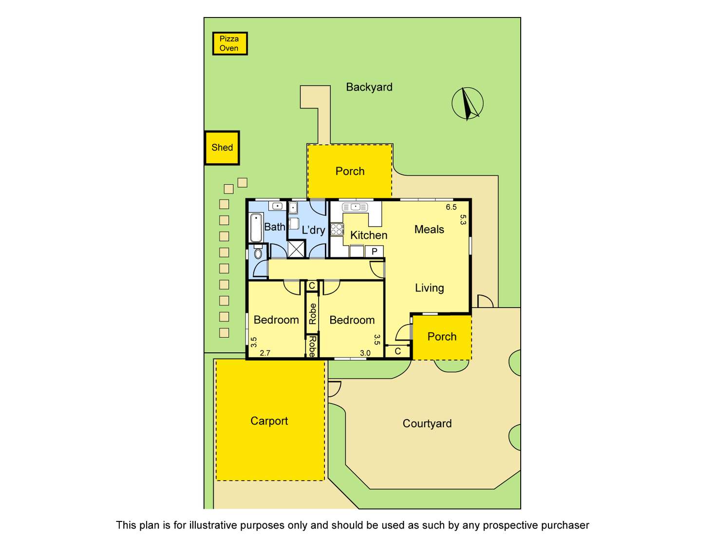 Floorplan of Homely unit listing, 2/272 Grimshaw Street, Watsonia North VIC 3087