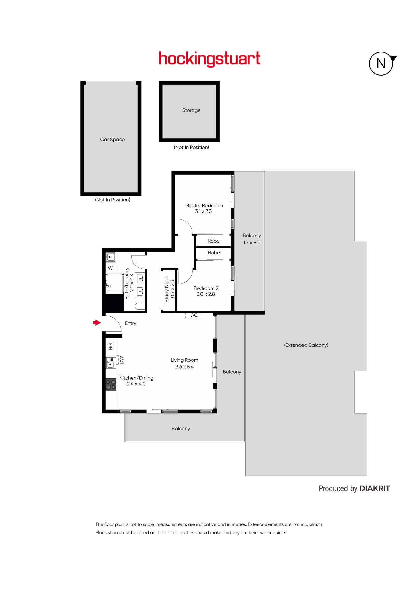 Floorplan of Homely apartment listing, 202/1A Vivien Street, Bentleigh East VIC 3165