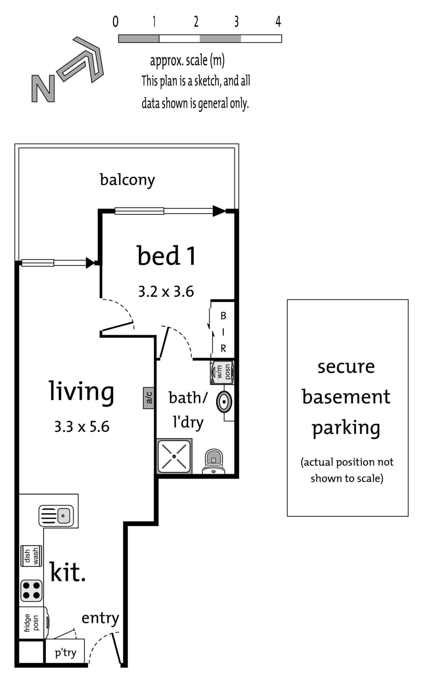 Floorplan of Homely apartment listing, 202/278 Charman Road, Cheltenham VIC 3192