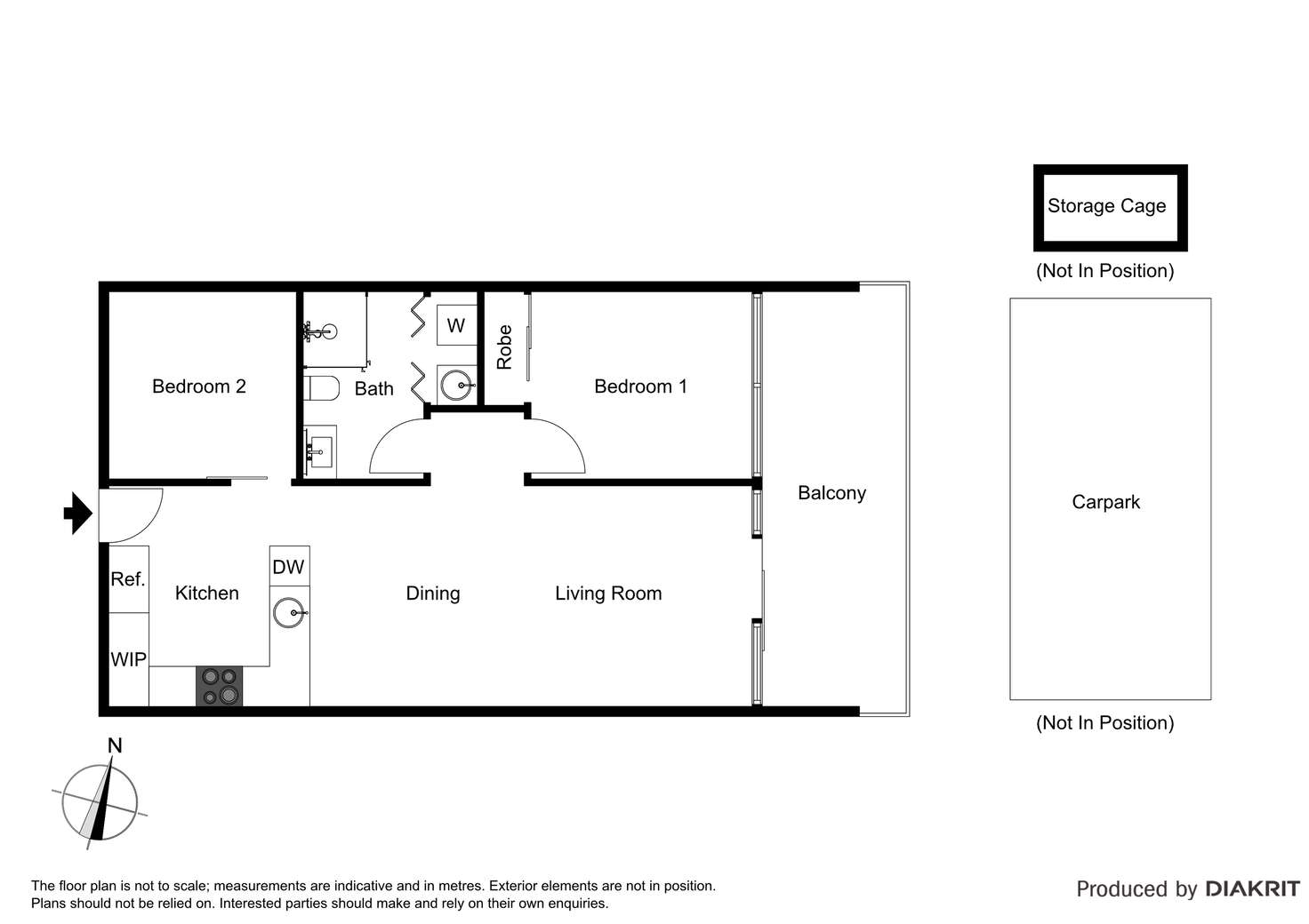 Floorplan of Homely apartment listing, 905/1 Roy Street, Melbourne VIC 3004