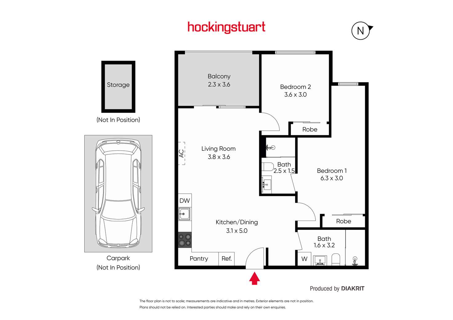 Floorplan of Homely apartment listing, 102/10 Major Street, Highett VIC 3190