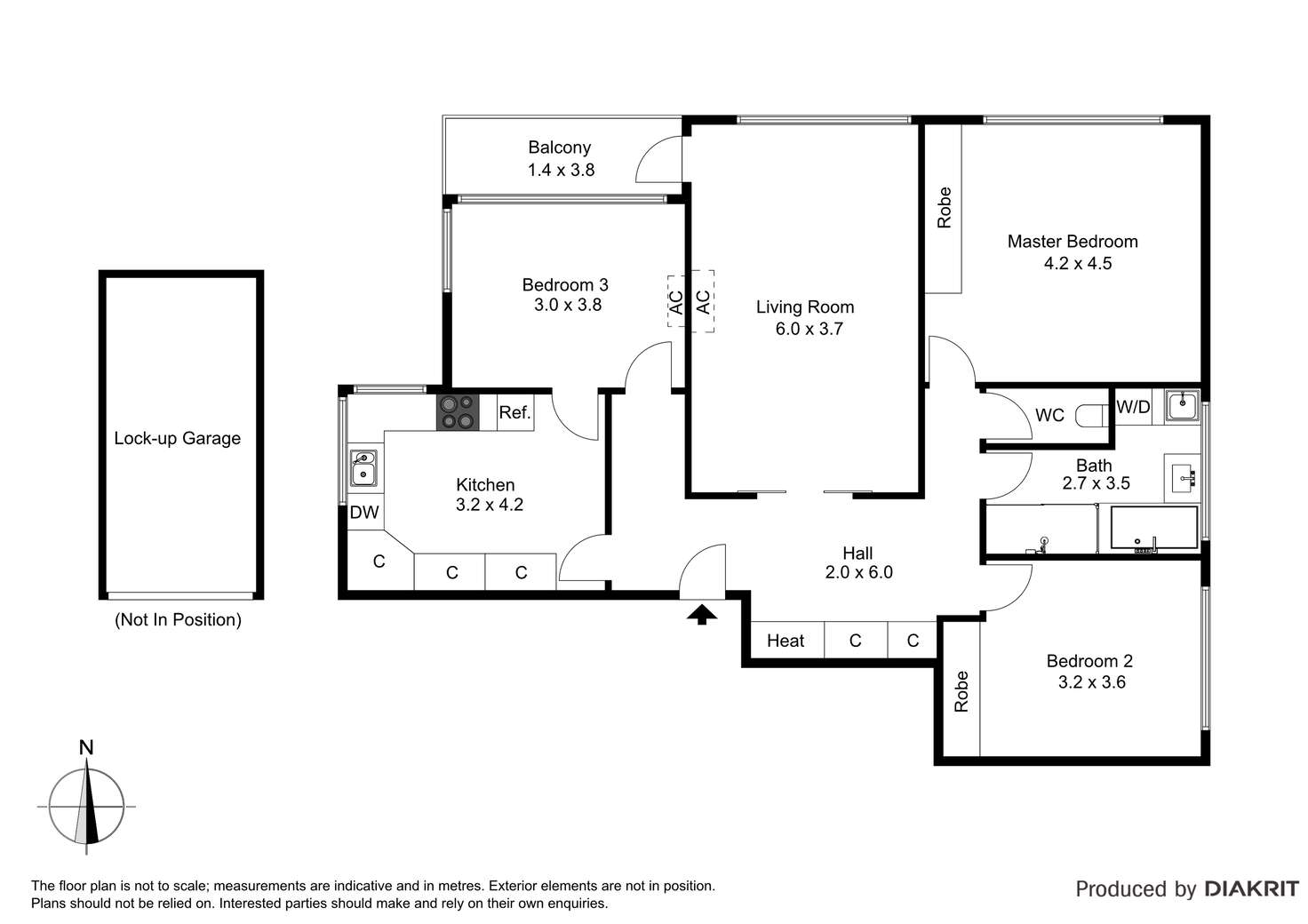 Floorplan of Homely apartment listing, 17/12 Kensington Road, South Yarra VIC 3141