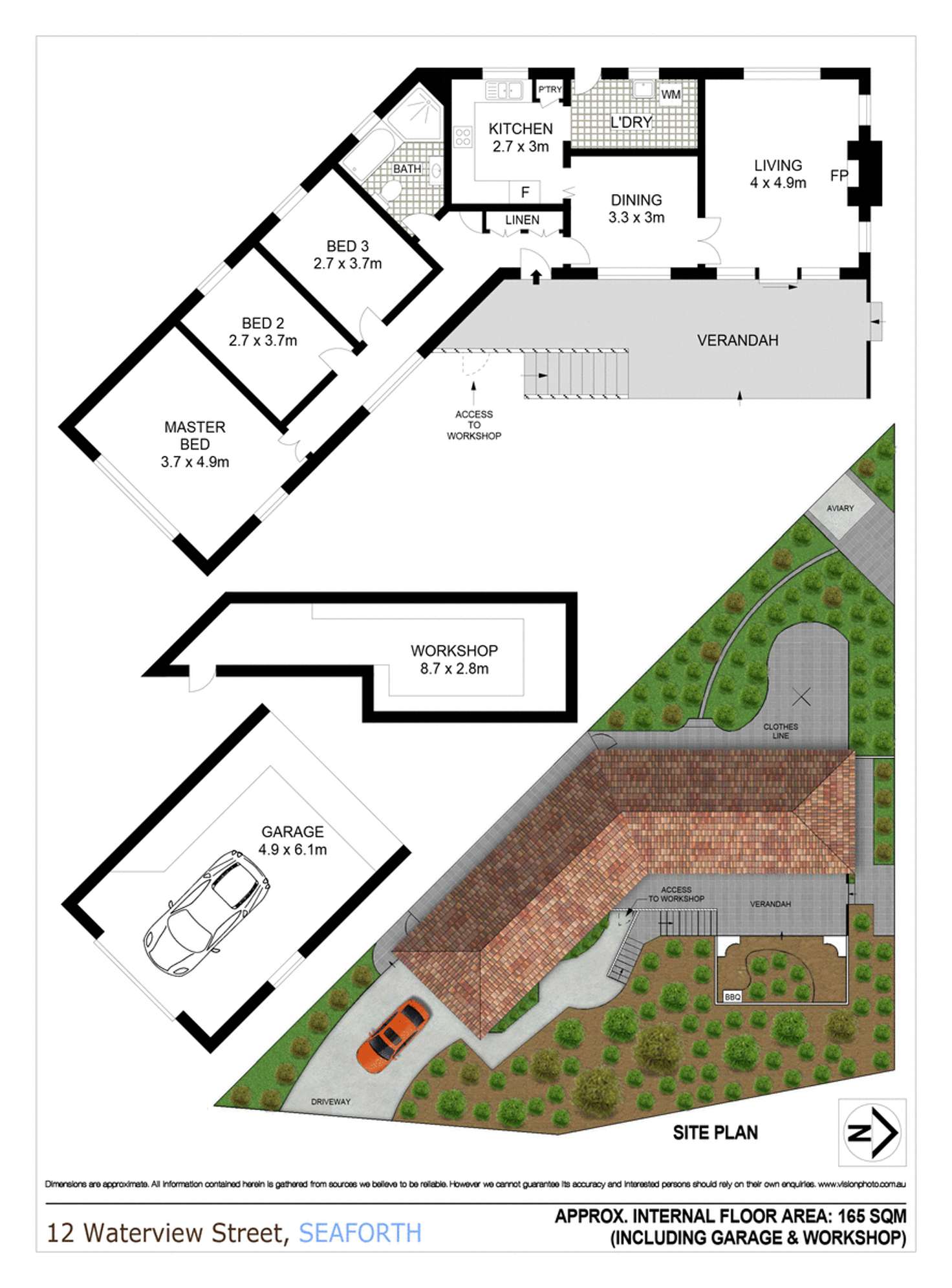 Floorplan of Homely house listing, 12 Waterview Street, Seaforth NSW 2092