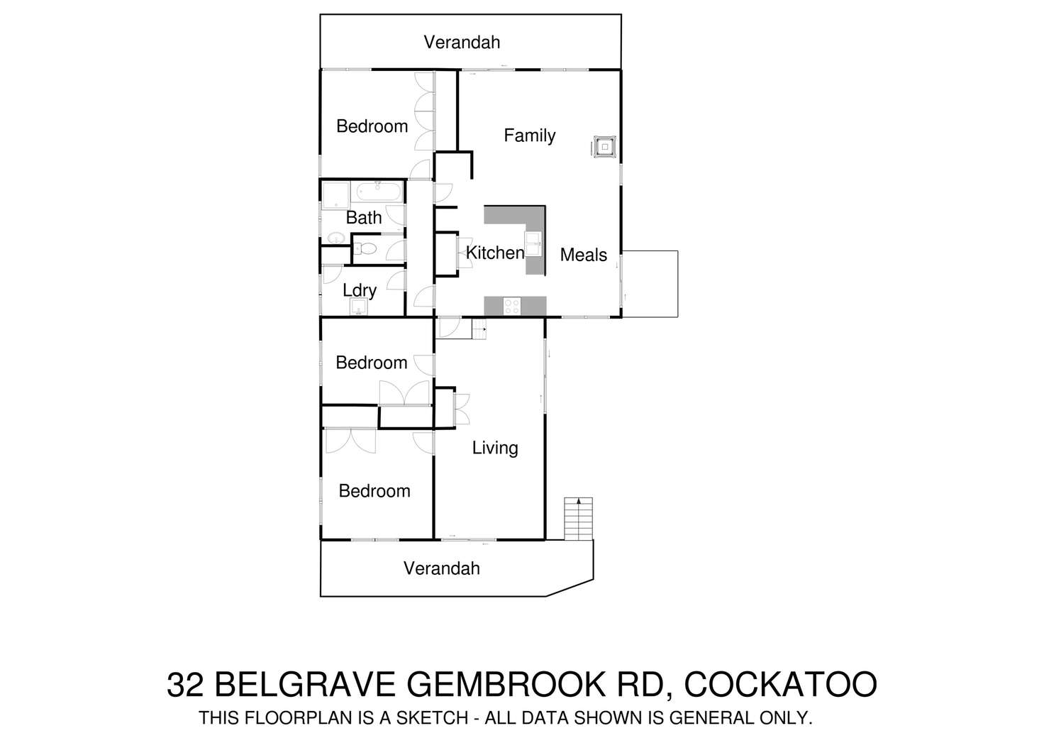 Floorplan of Homely house listing, 32 Belgrave Gembrook Road, Cockatoo VIC 3781