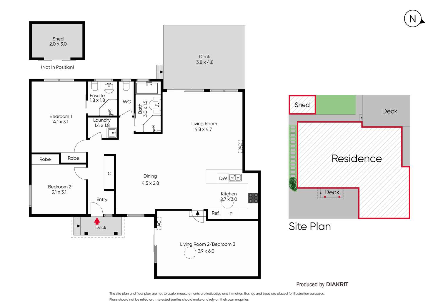 Floorplan of Homely house listing, 2/53 Fig Street, Dromana VIC 3936