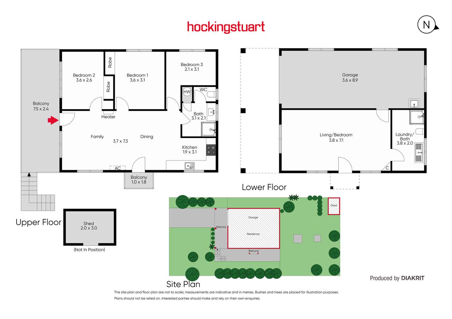 Floorplan of Homely house listing, 8 Glendale Grove, Mccrae VIC 3938