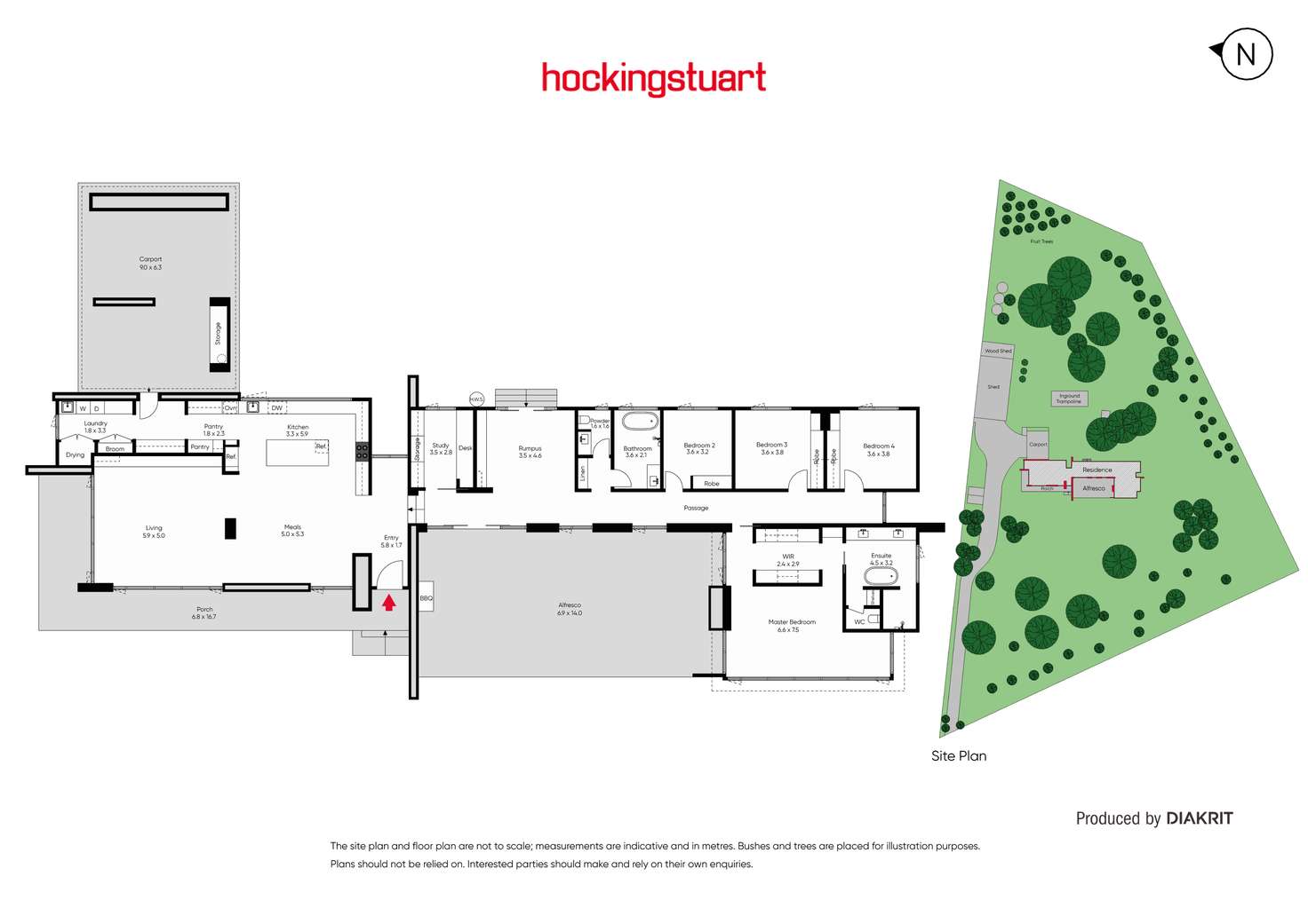 Floorplan of Homely house listing, 68 Eucalyptus Drive, Invermay VIC 3352