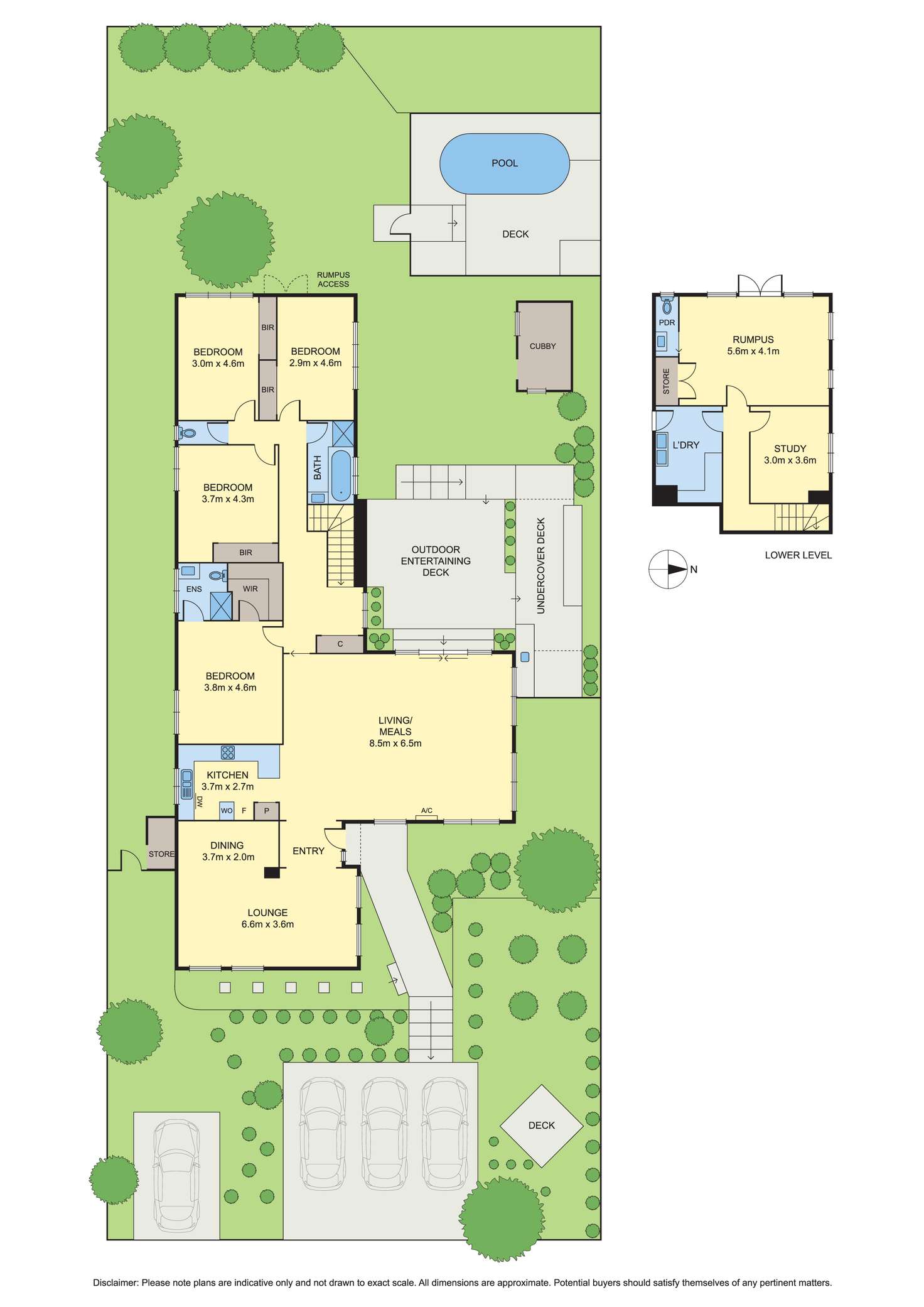 Floorplan of Homely house listing, 57 Eucalyptus Road, Eltham VIC 3095