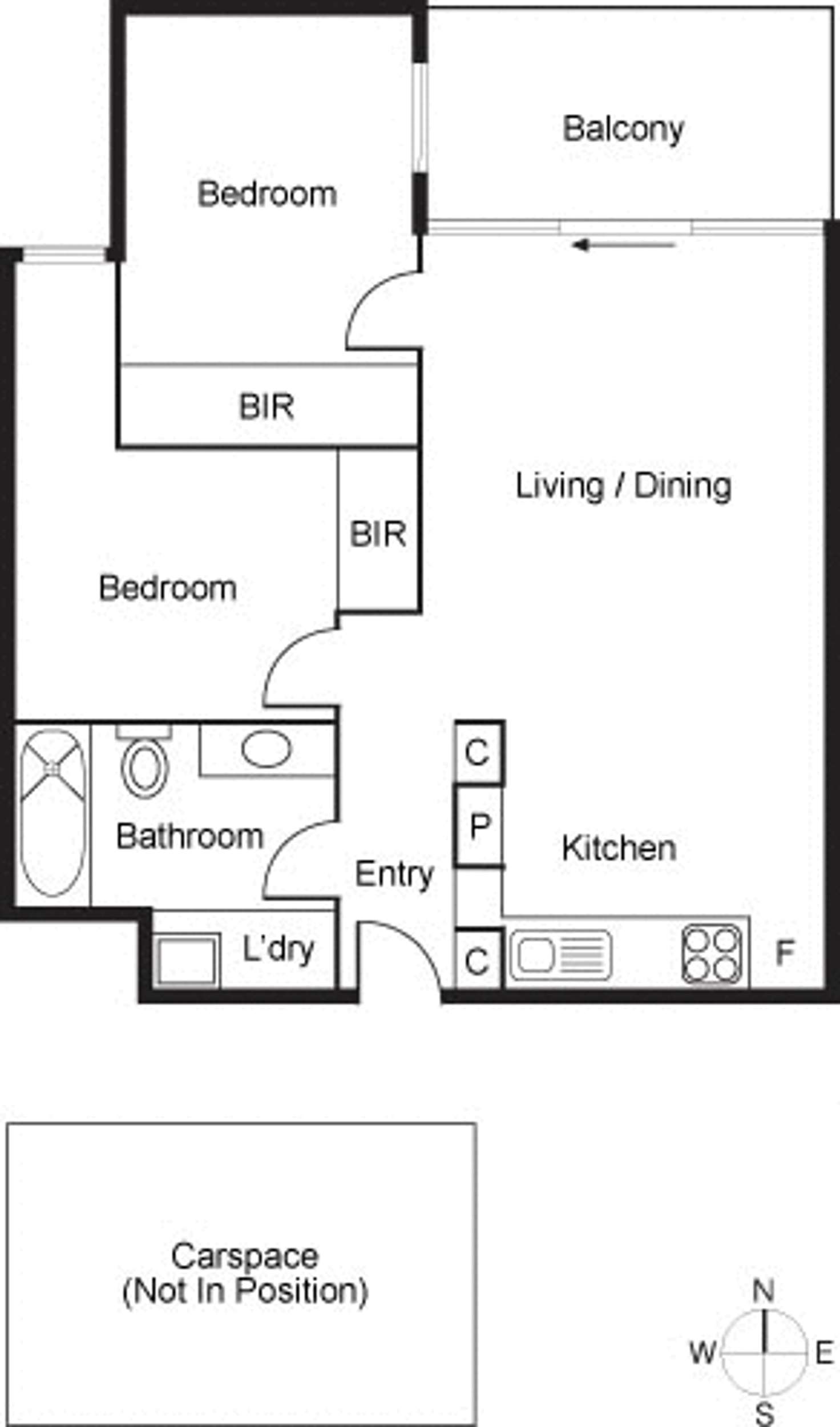 Floorplan of Homely apartment listing, 14/1-3 Carre Street, Elsternwick VIC 3185
