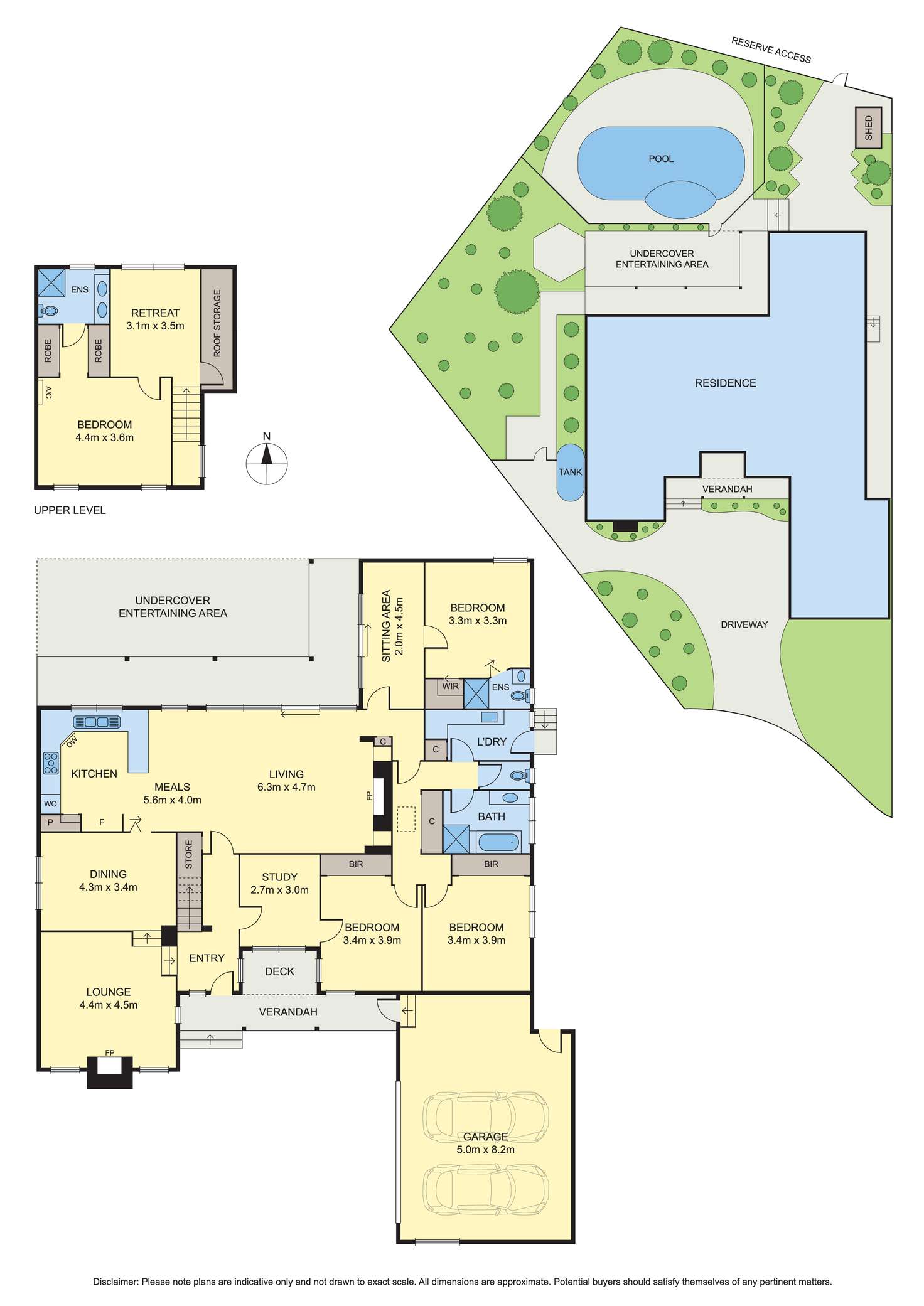 Floorplan of Homely house listing, 6 Beela Close, Greensborough VIC 3088