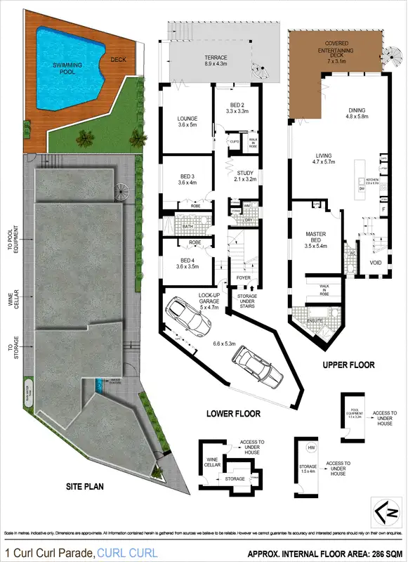 Floorplan of Homely house listing, 1 Curl Curl Parade, Curl Curl NSW 2096