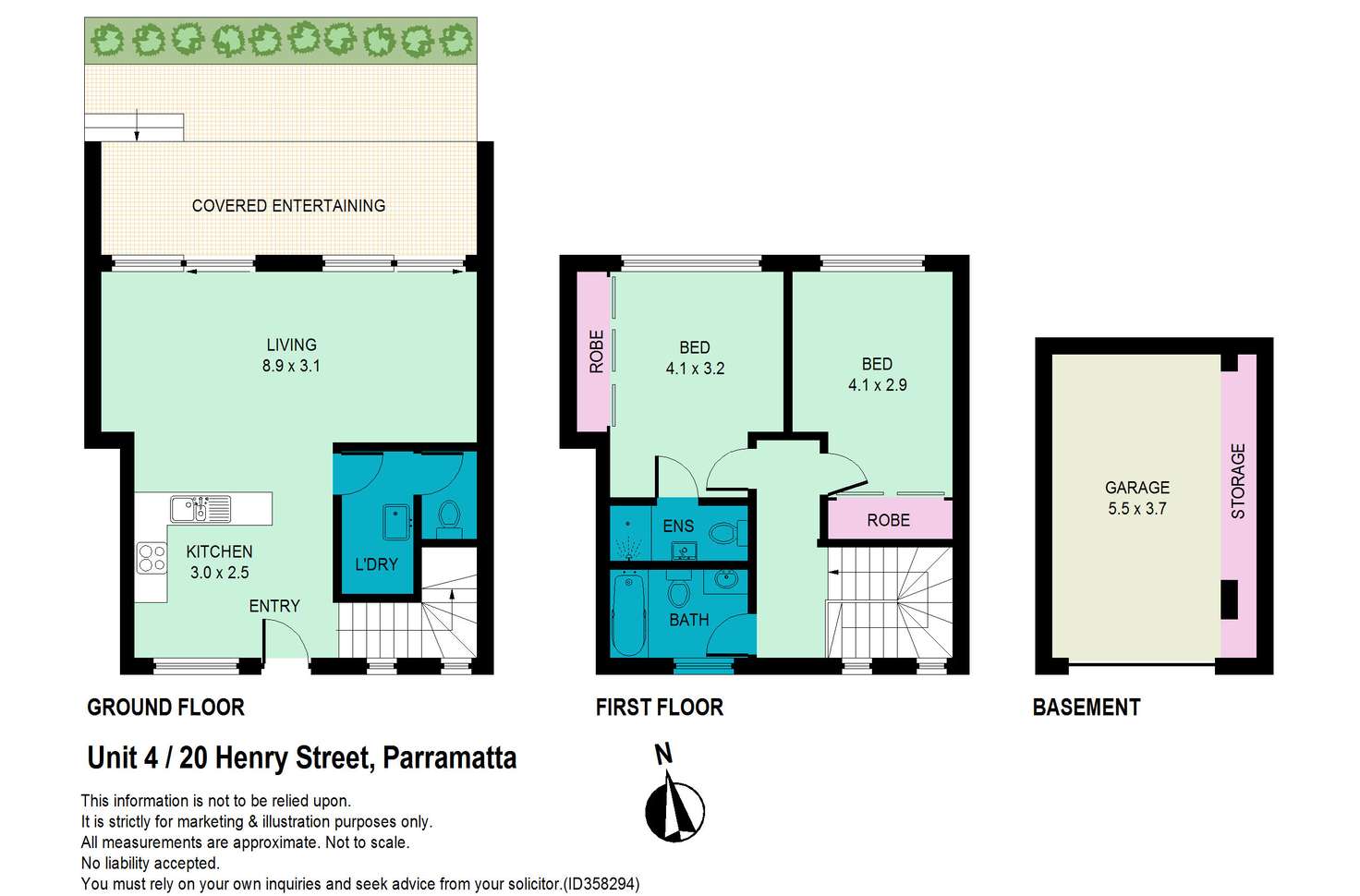 Floorplan of Homely apartment listing, 4/20 Henry Street, Parramatta NSW 2150