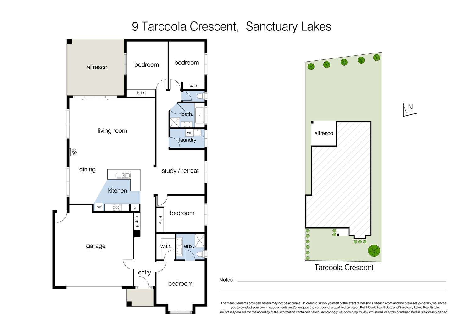 Floorplan of Homely house listing, 9 Tarcoola Crescent, Sanctuary Lakes VIC 3030