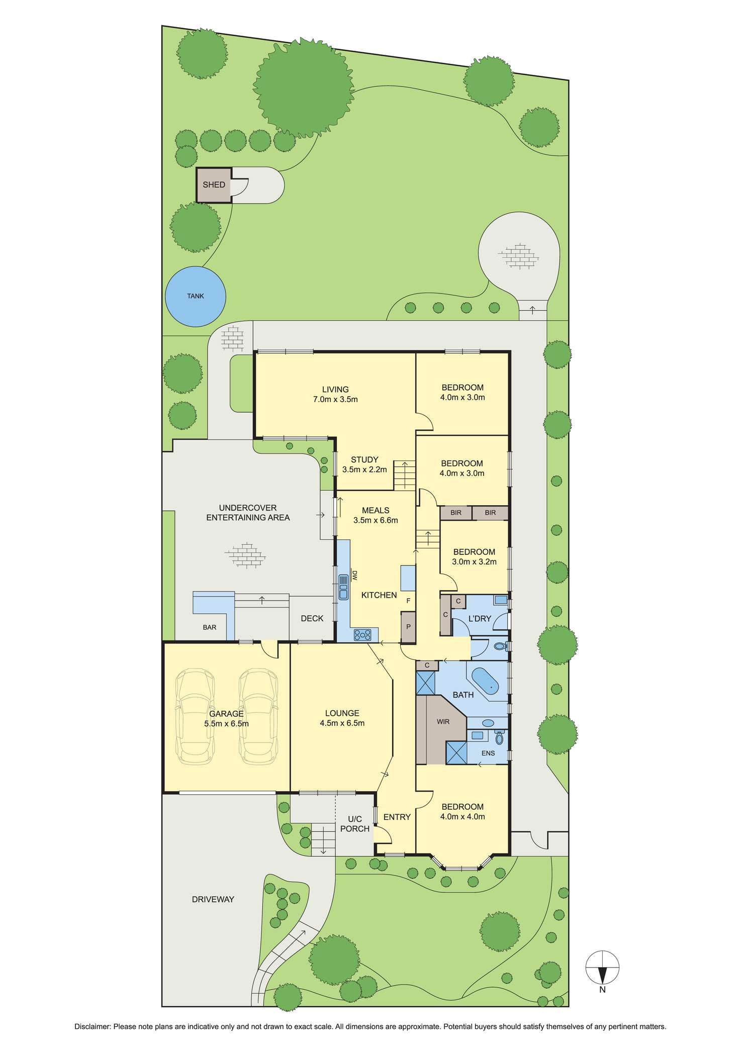 Floorplan of Homely house listing, 26 Larool Avenue, St Helena VIC 3088