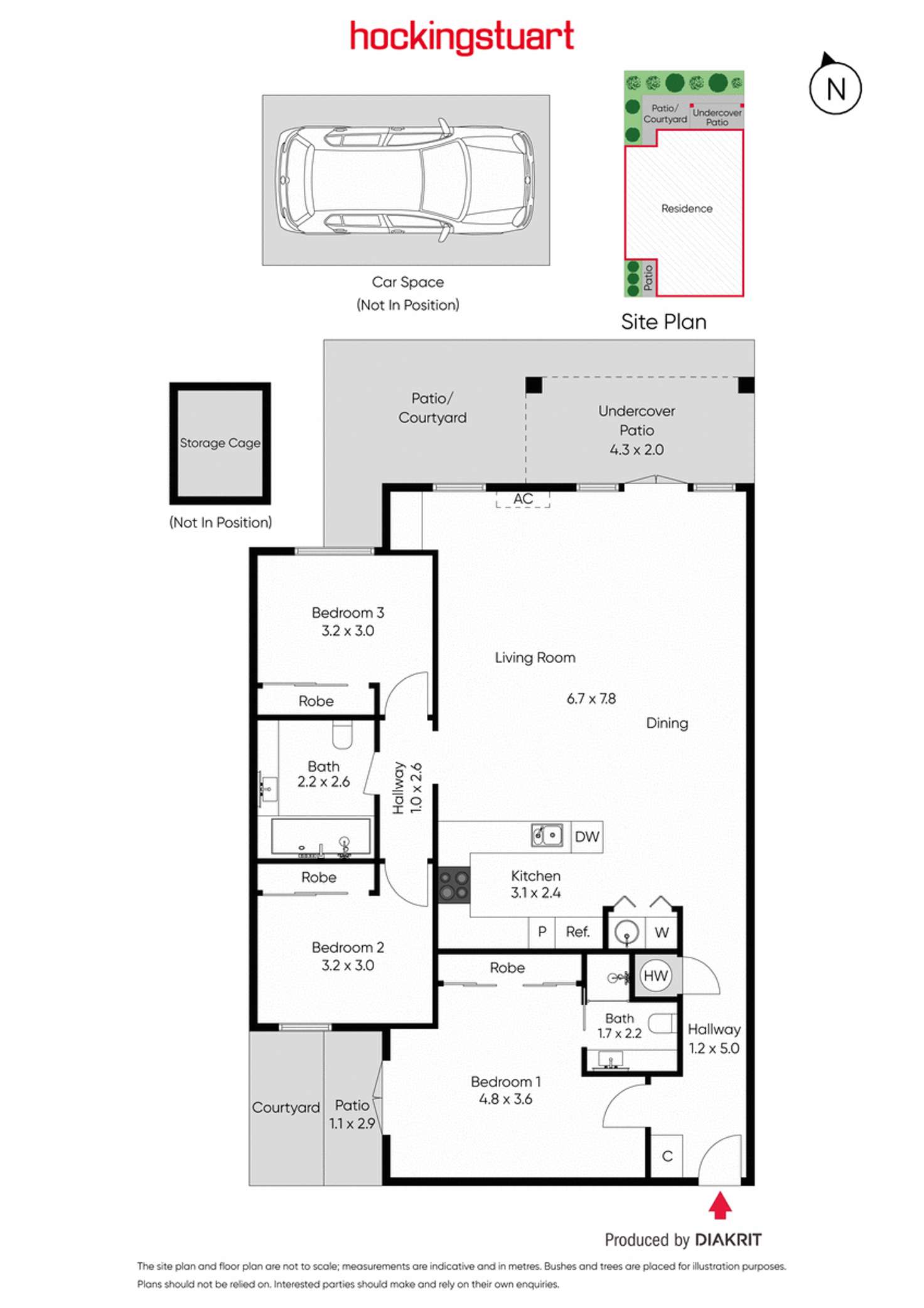 Floorplan of Homely apartment listing, 3/261 Dandenong Road, Prahran VIC 3181