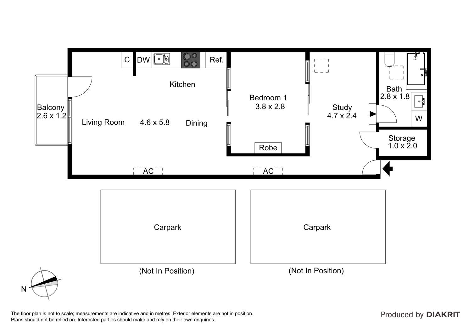 Floorplan of Homely apartment listing, 10/19 Yarra Street, South Yarra VIC 3141