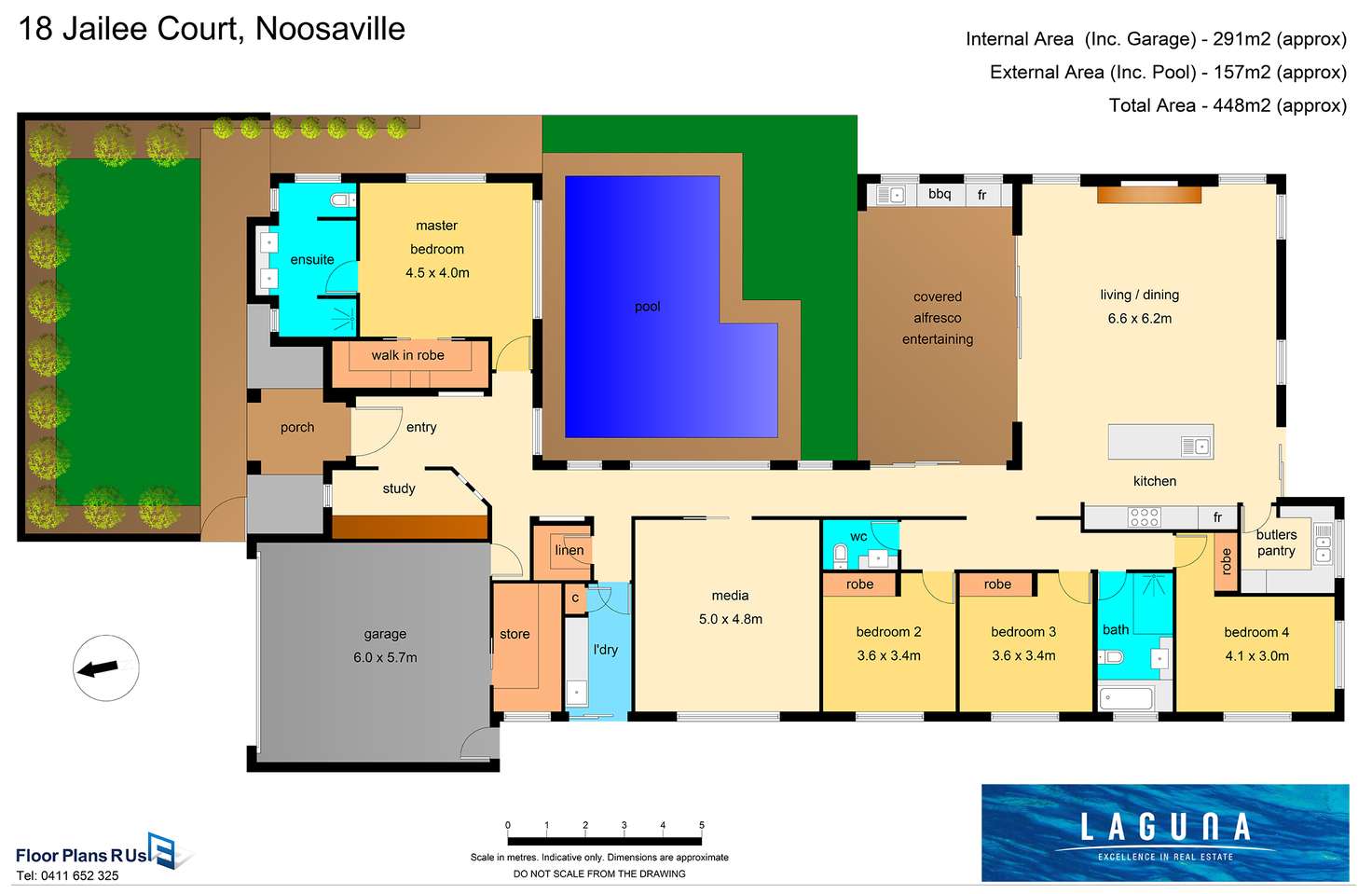 Floorplan of Homely house listing, 18 Jailee Court, Noosaville QLD 4566