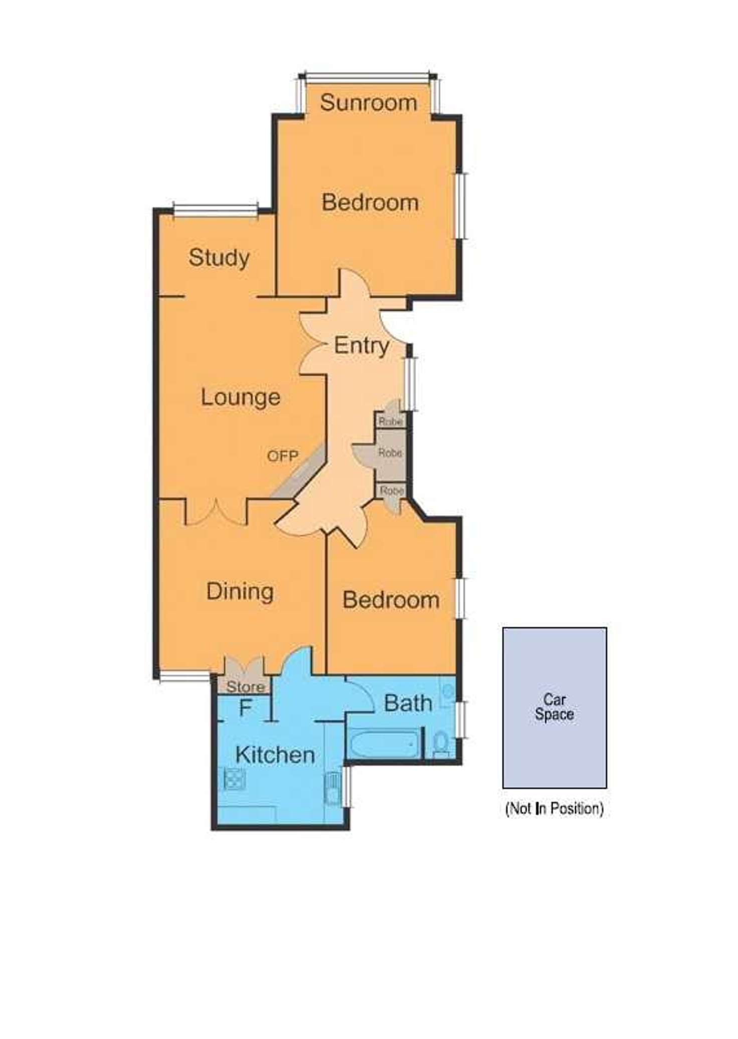 Floorplan of Homely apartment listing, 7/19-21 Ormond Esplanade, Elwood VIC 3184