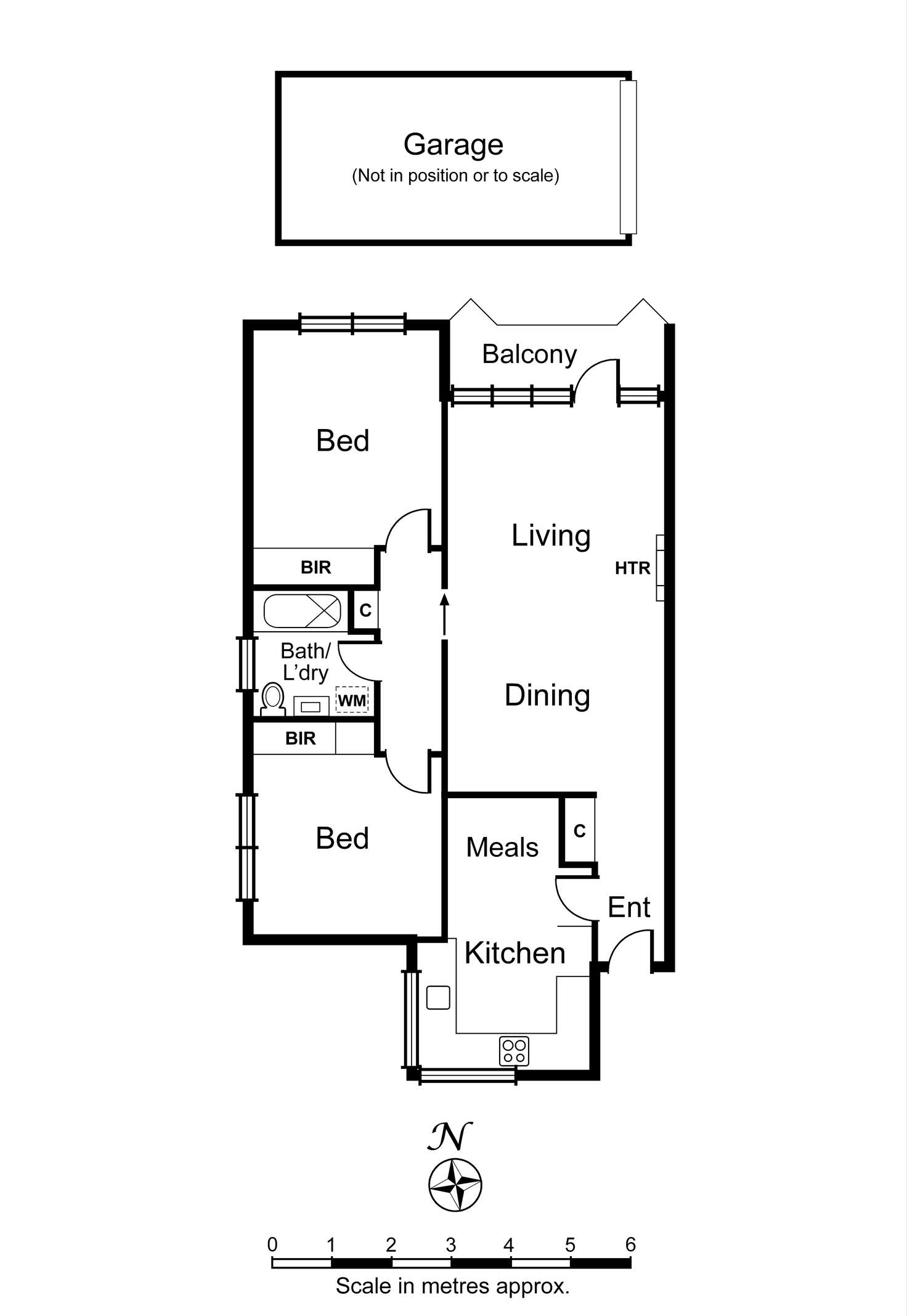 Floorplan of Homely apartment listing, 28/202 Wattletree Road, Malvern VIC 3144