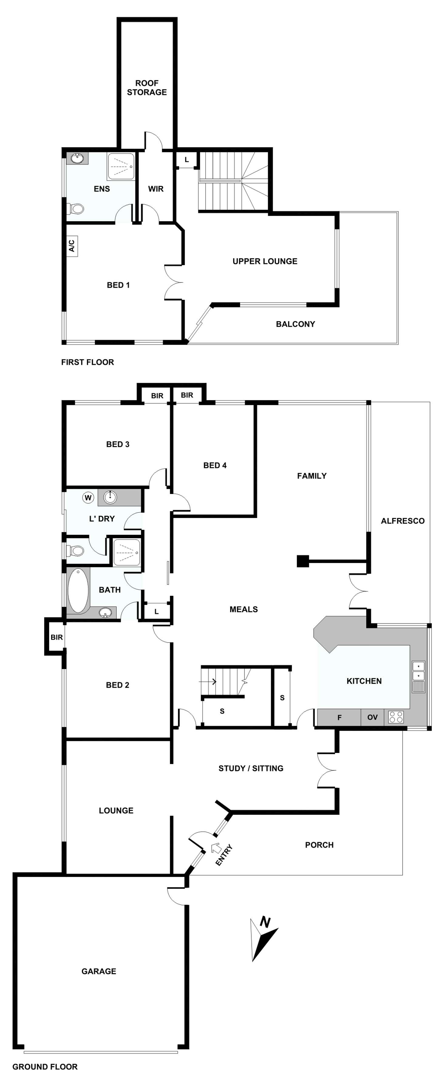 Floorplan of Homely house listing, 4 Ashbridge Retreat, Mount Claremont WA 6010