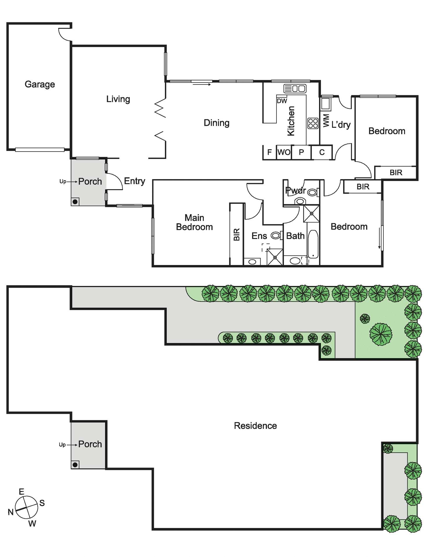 Floorplan of Homely unit listing, 2/17 Milburn Grove, St Kilda East VIC 3183