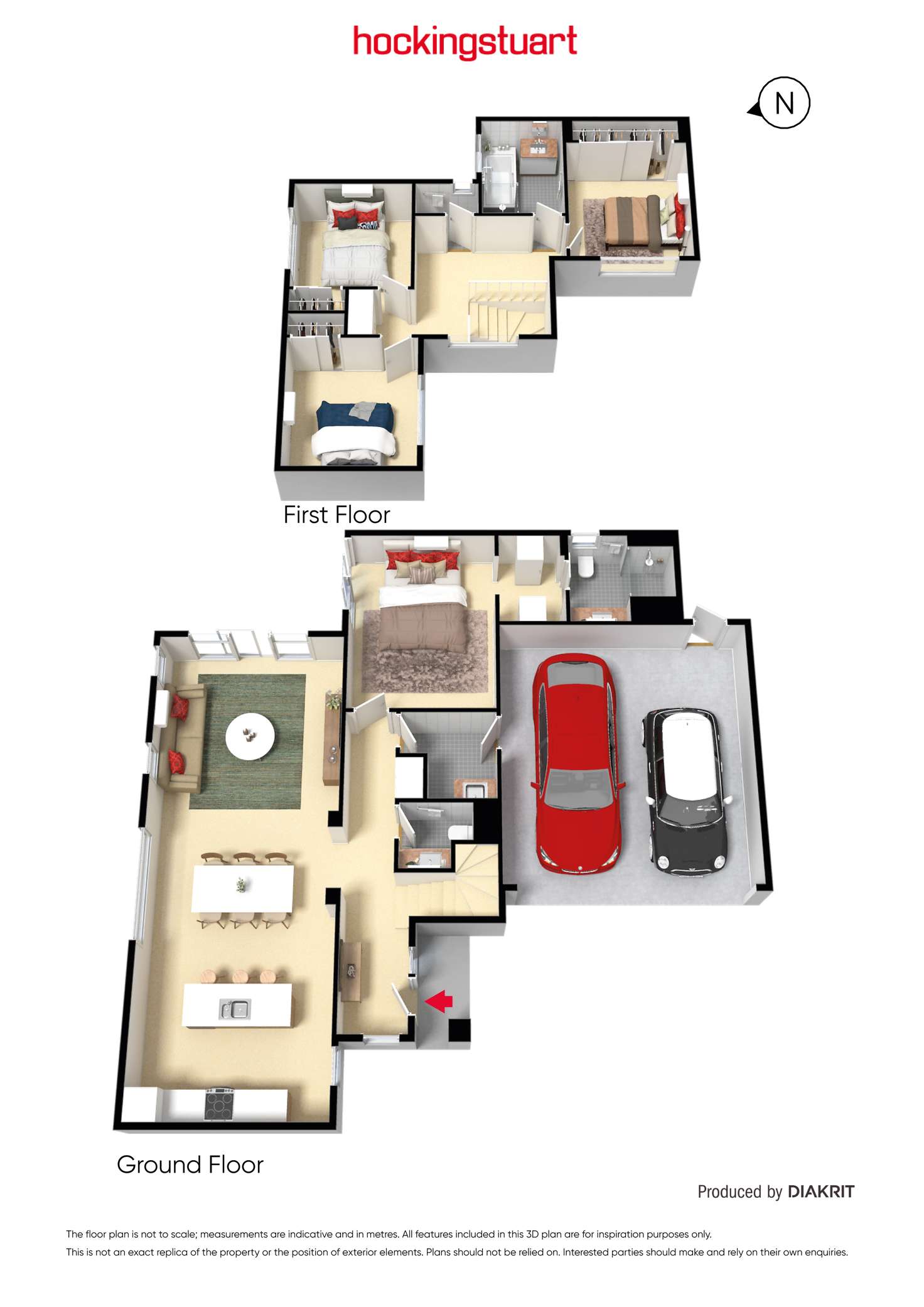Floorplan of Homely townhouse listing, 2/27 Linden Street, Blackburn VIC 3130