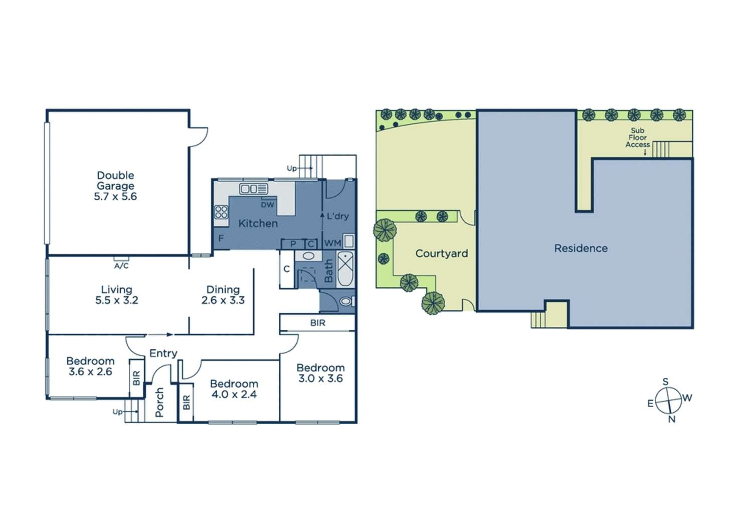 Floorplan of Homely unit listing, 1/3 Glencairn Avenue, Camberwell VIC 3124