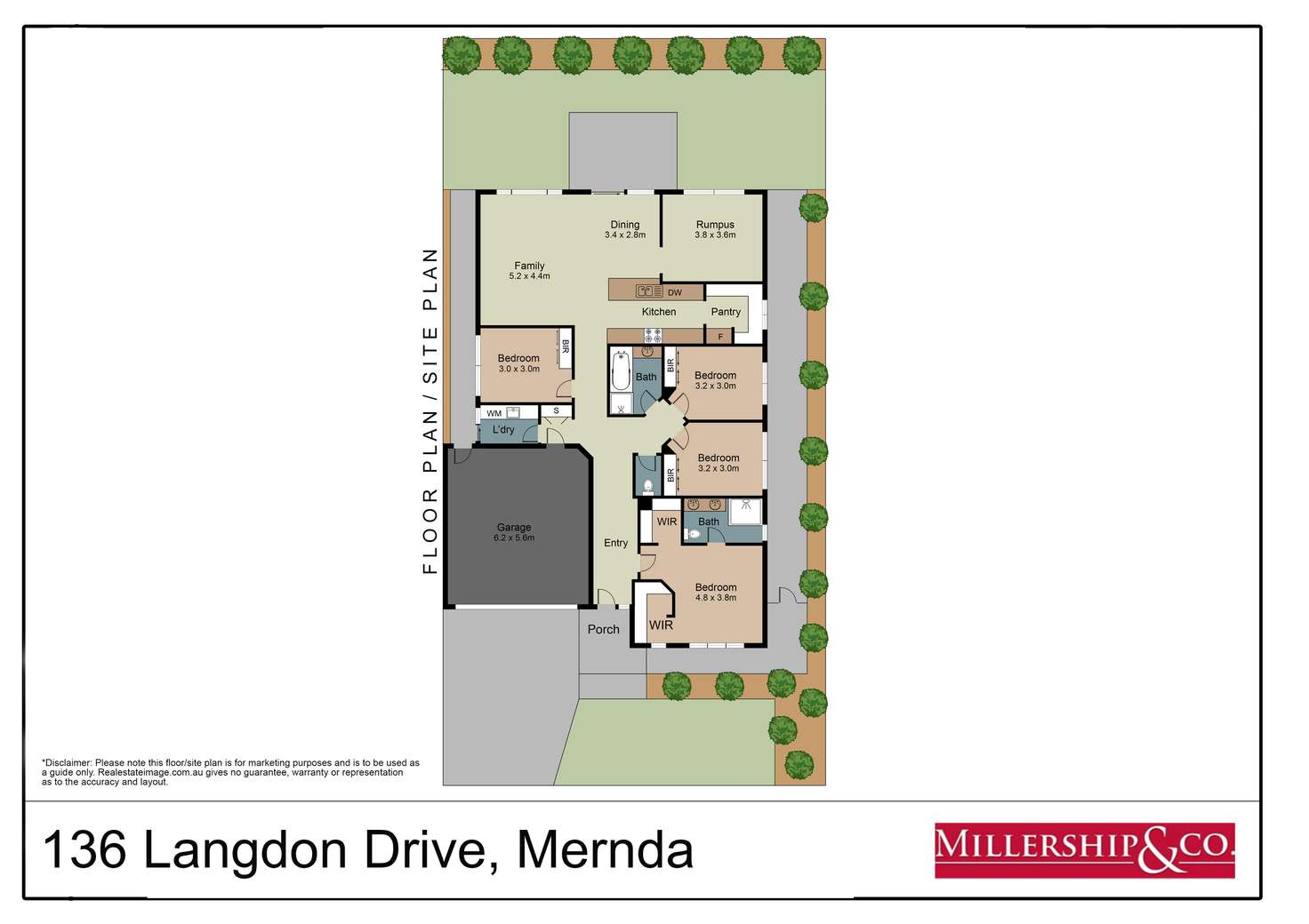 Floorplan of Homely house listing, 136 Langdon Drive, Mernda VIC 3754