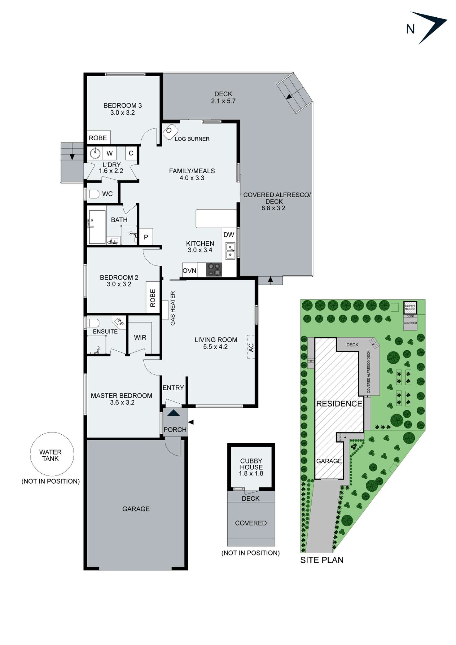 Floorplan of Homely house listing, 11 Hutchins Park Close, Mornington VIC 3931