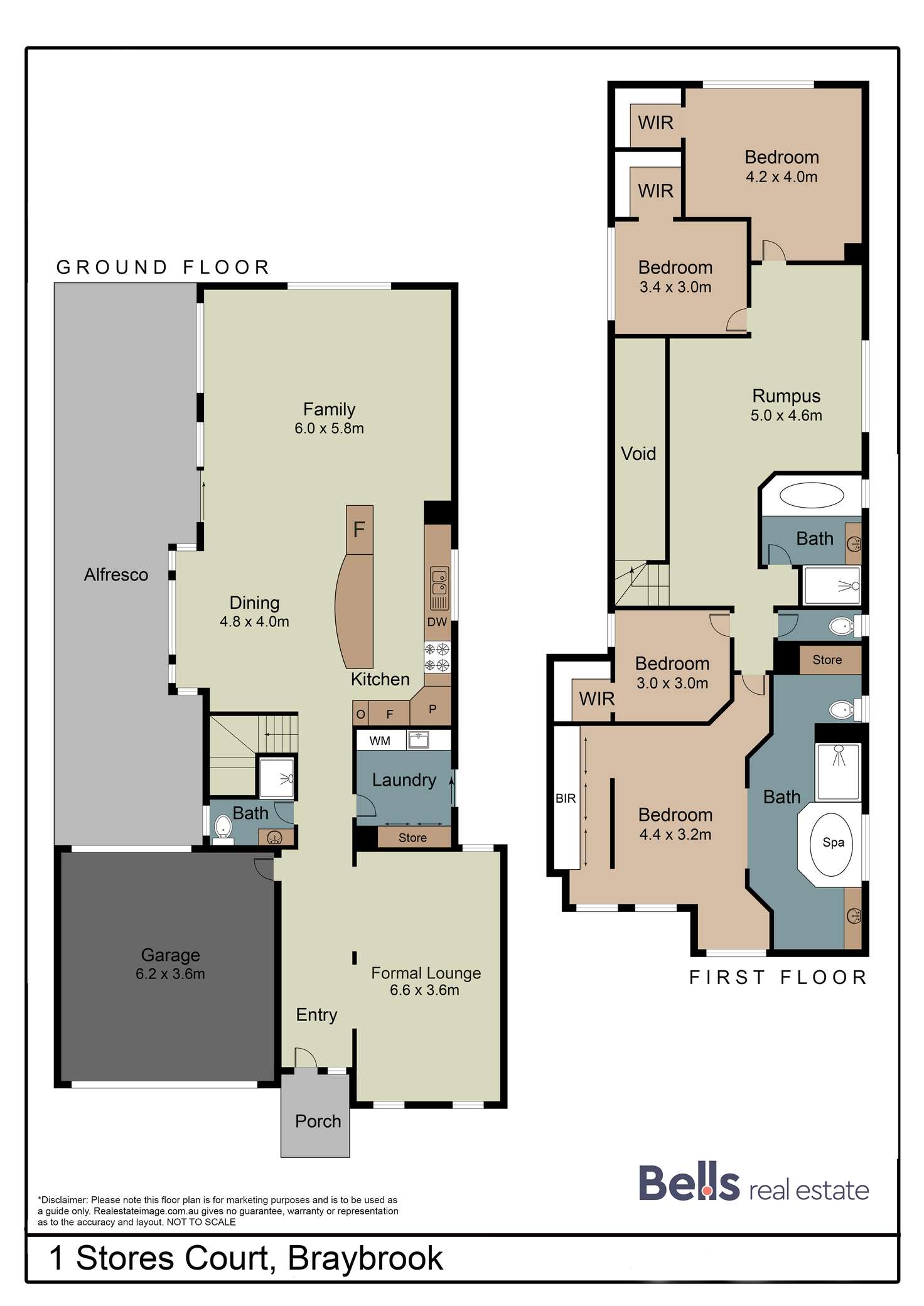 Floorplan of Homely house listing, 1 Stores Court, Braybrook VIC 3019