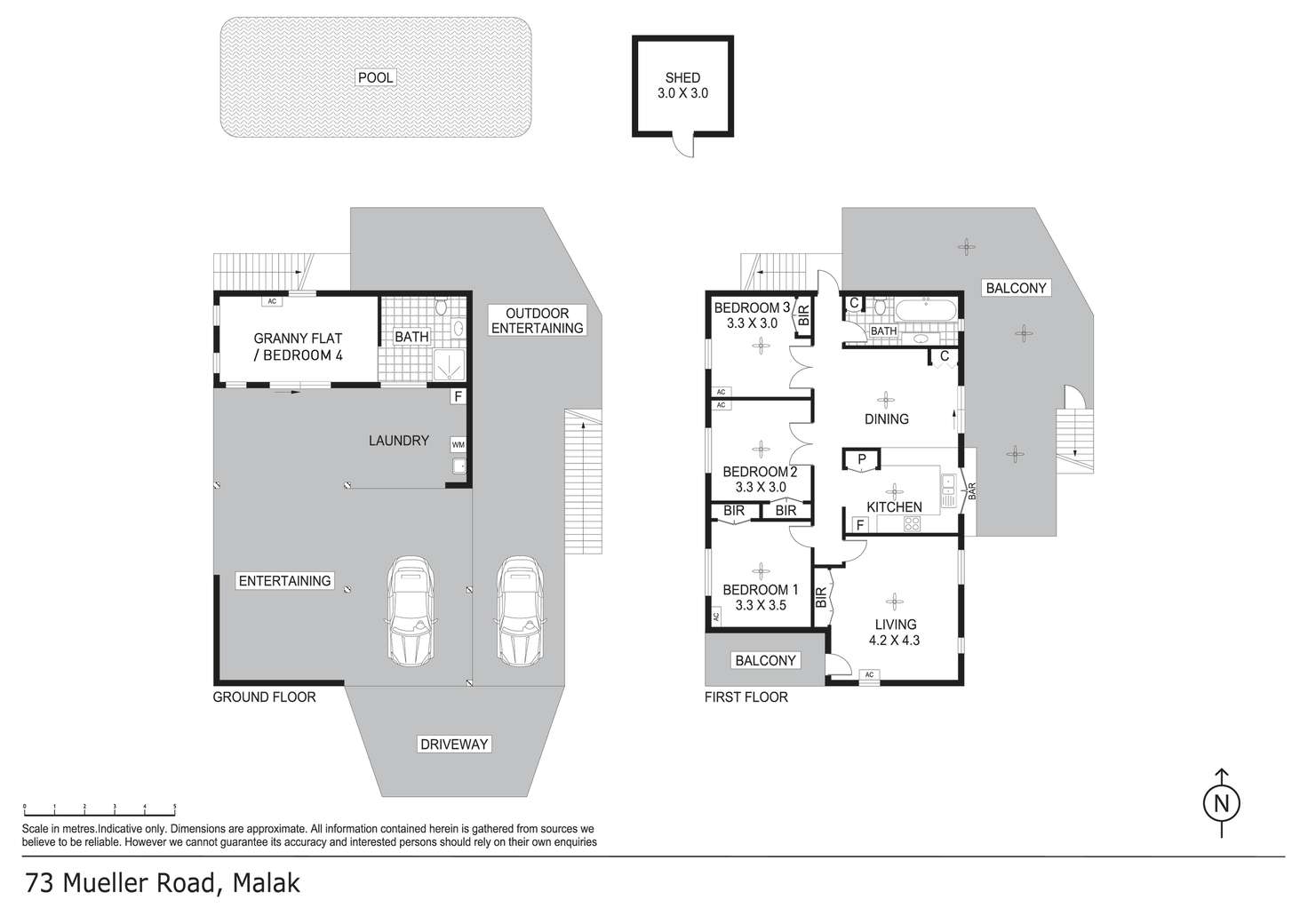 Floorplan of Homely house listing, 73 Mueller Road, Malak NT 812