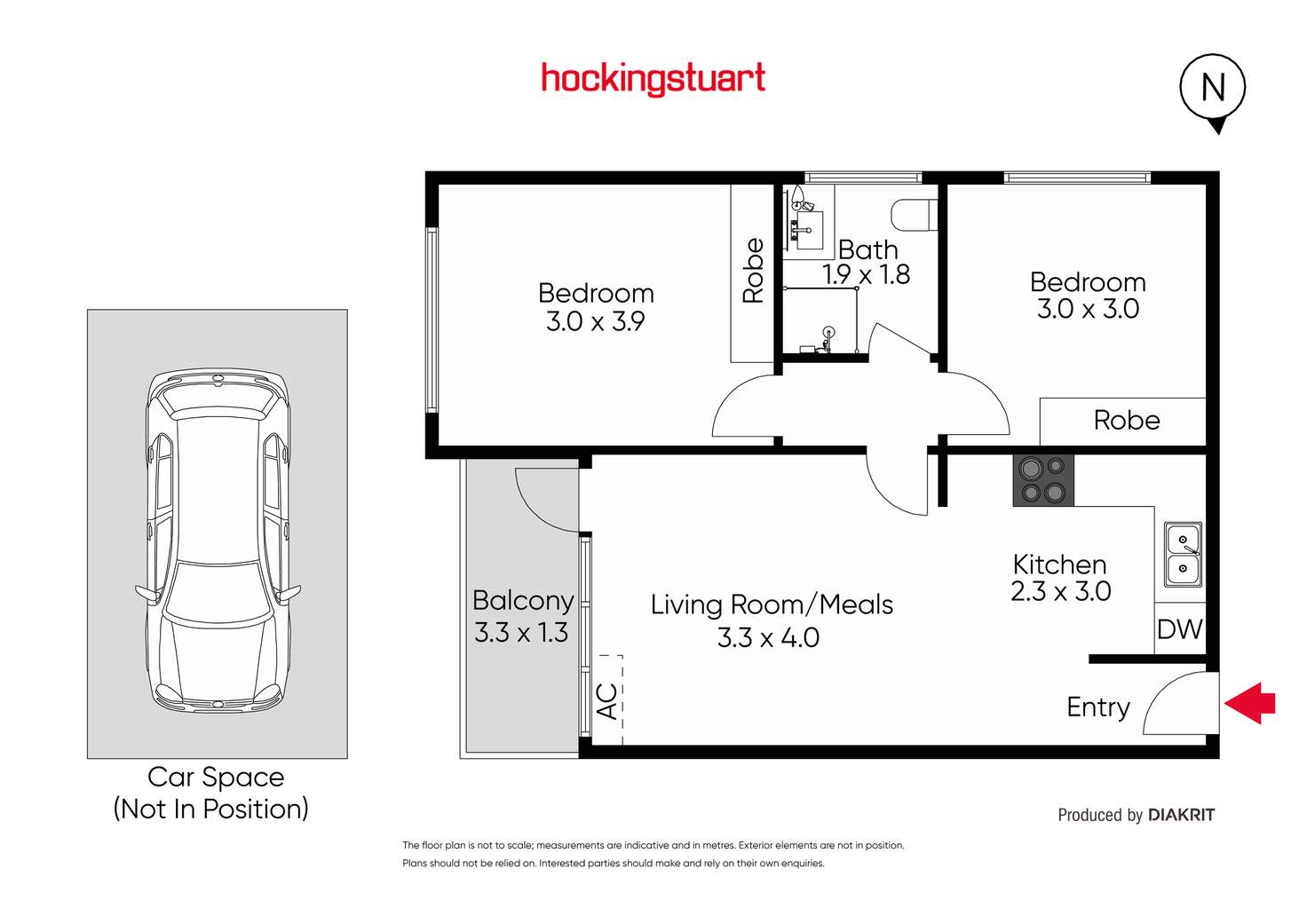 Floorplan of Homely apartment listing, 12/40 Osborne Avenue, Glen Iris VIC 3146