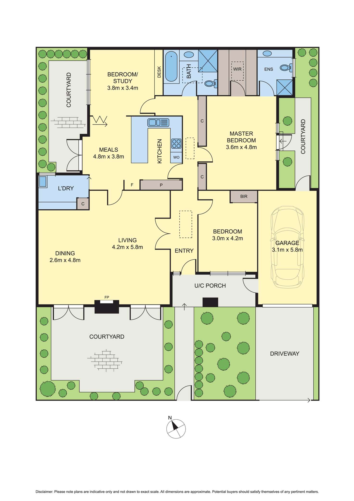 Floorplan of Homely house listing, 25 Warner Street, Malvern VIC 3144