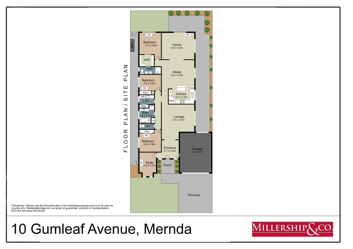 Floorplan of Homely house listing, 10 Gumleaf Avenue, Mernda VIC 3754