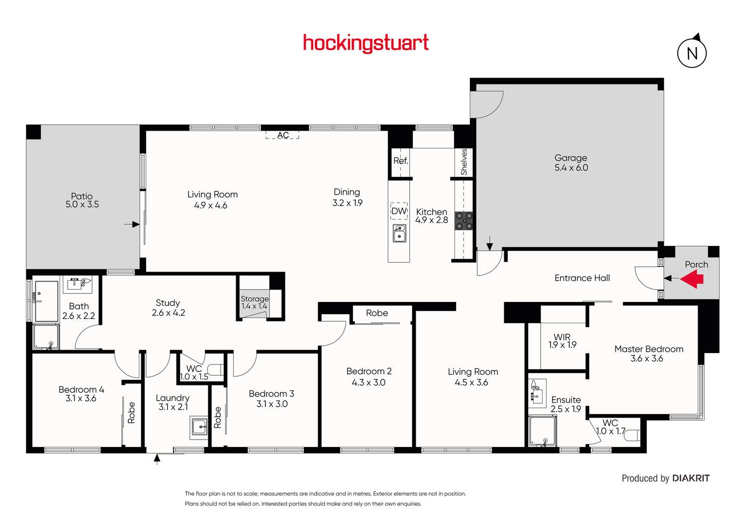 Floorplan of Homely house listing, 26 Neway Avenue, Delacombe VIC 3356