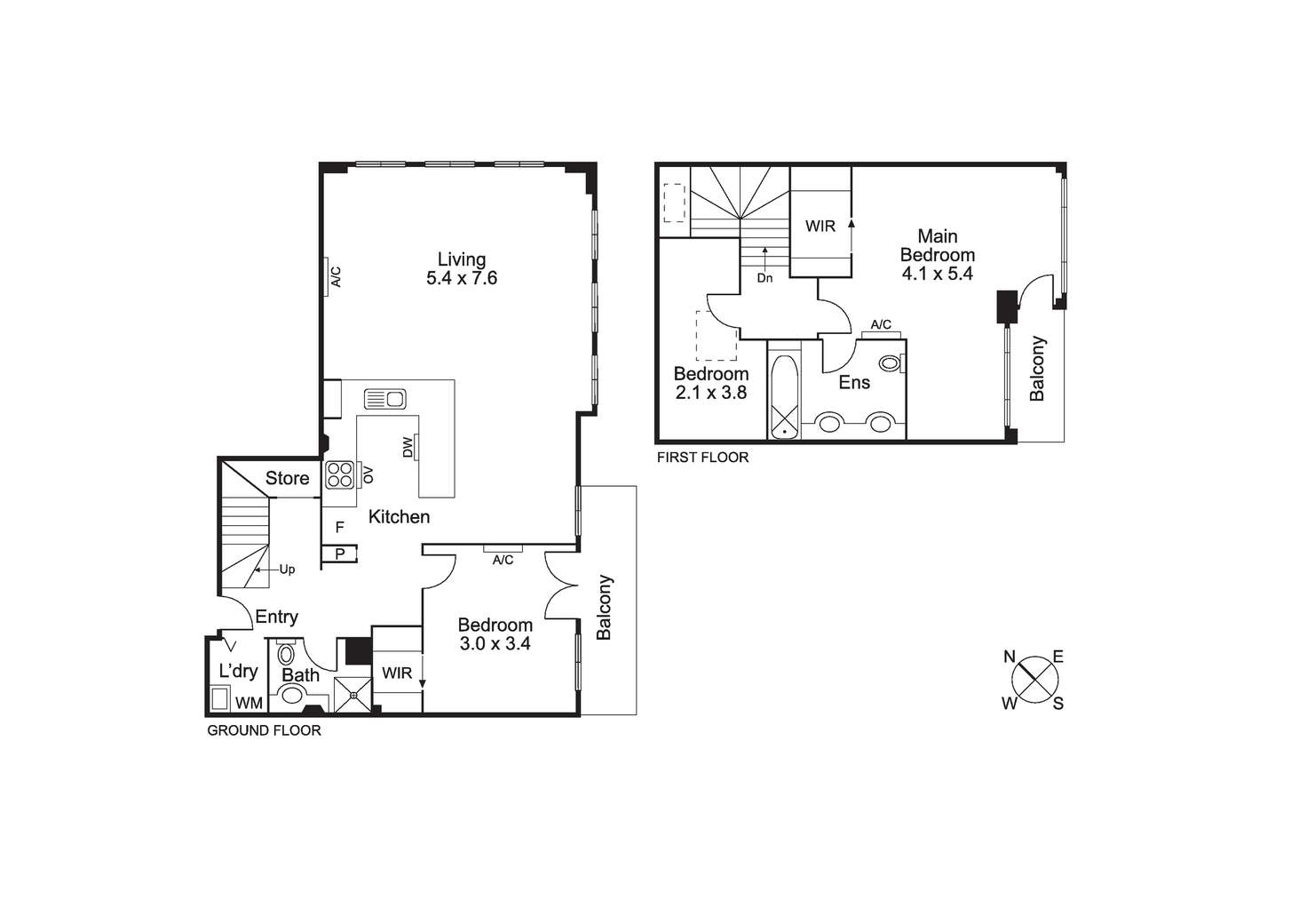 Floorplan of Homely apartment listing, 38/7 Drewery Lane, Melbourne VIC 3000
