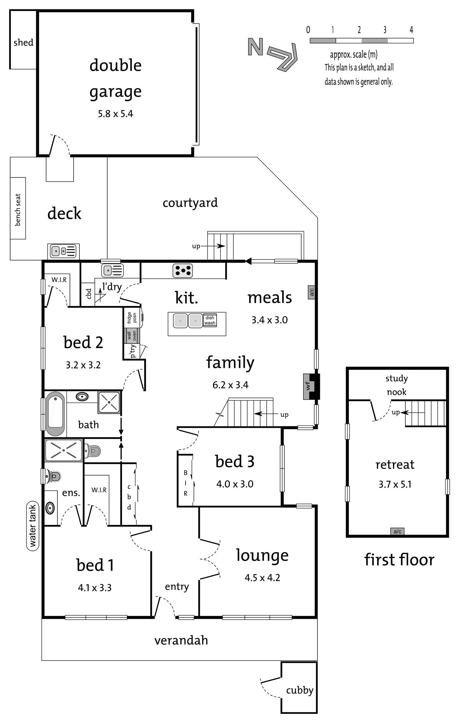 Floorplan of Homely townhouse listing, 1/26 Sunnyside Avenue, Nunawading VIC 3131