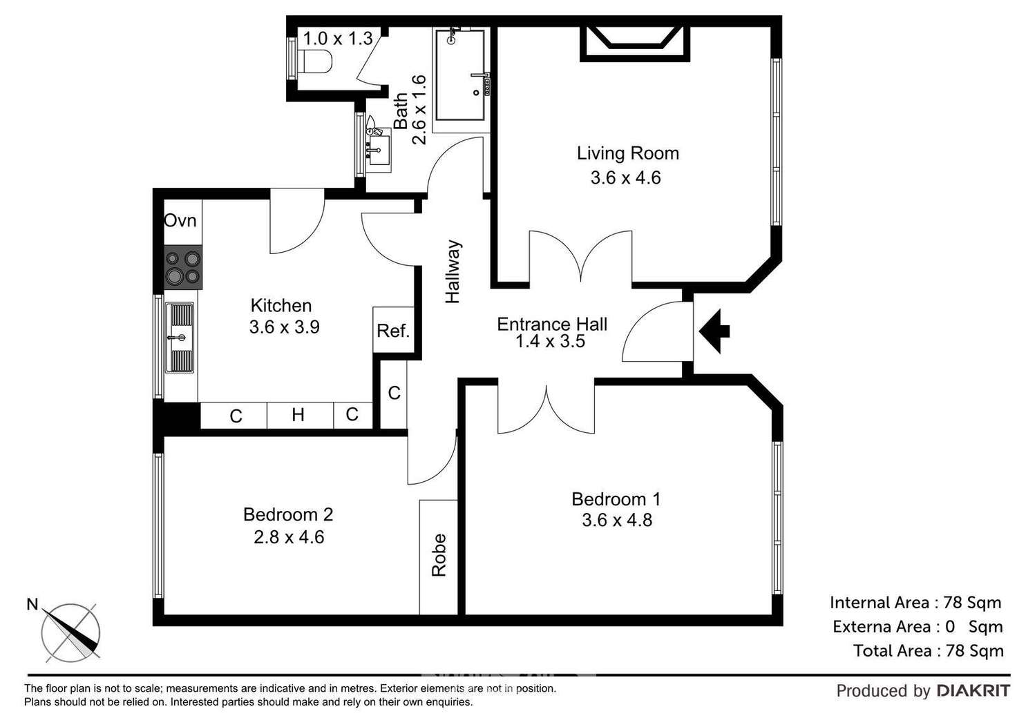 Floorplan of Homely apartment listing, 3/7-9 Park Street, St Kilda West VIC 3182