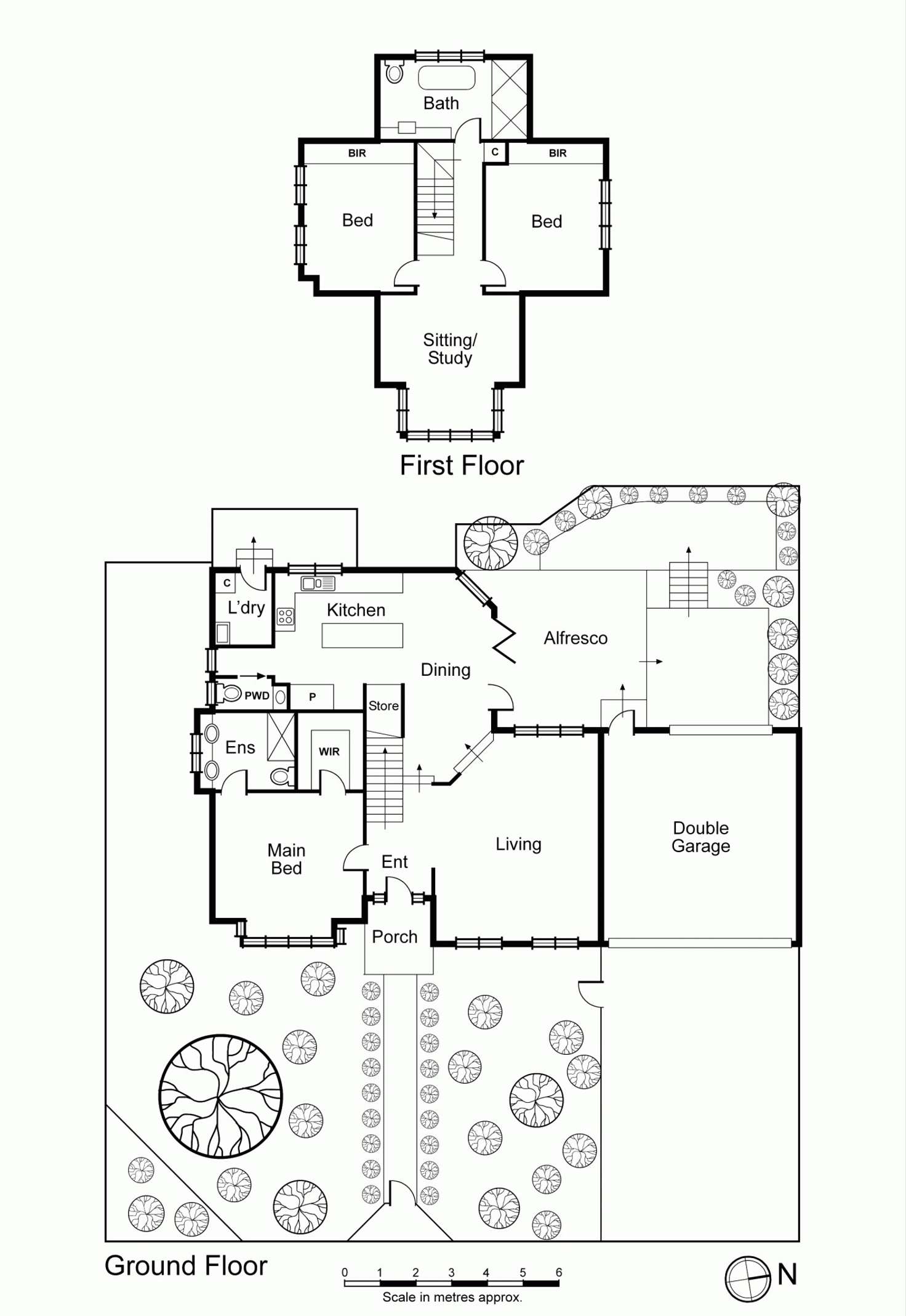 Floorplan of Homely house listing, 27 Tulip Grove, Cheltenham VIC 3192