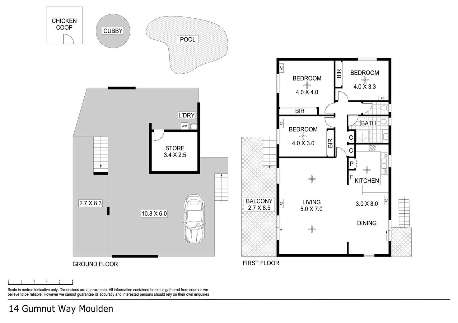 Floorplan of Homely house listing, 14 Gumnut Way, Moulden NT 830