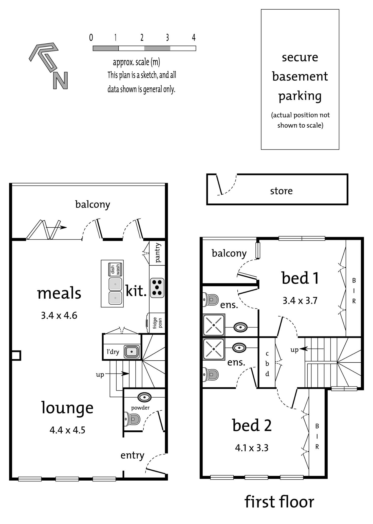 Floorplan of Homely apartment listing, 2/215 High Street, Templestowe Lower VIC 3107